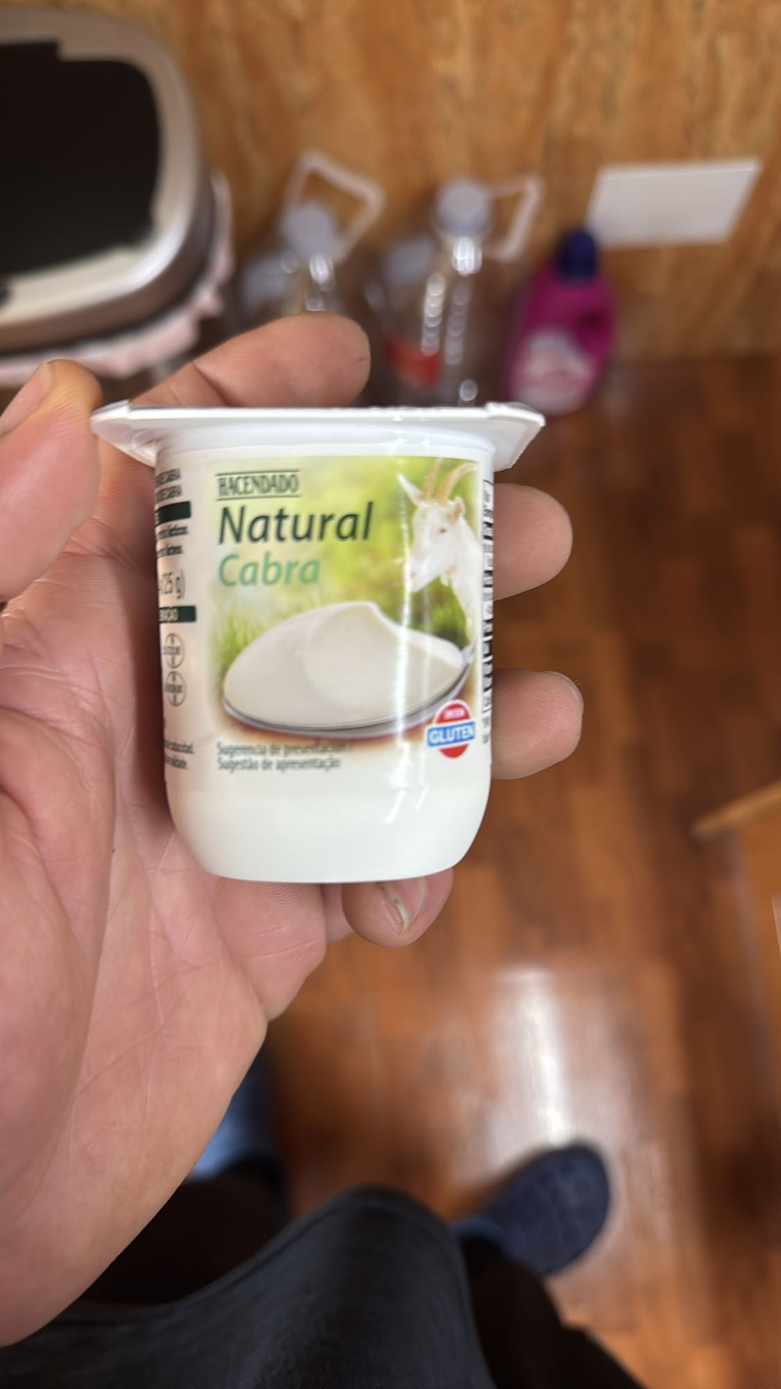 Yogur natural de cabra