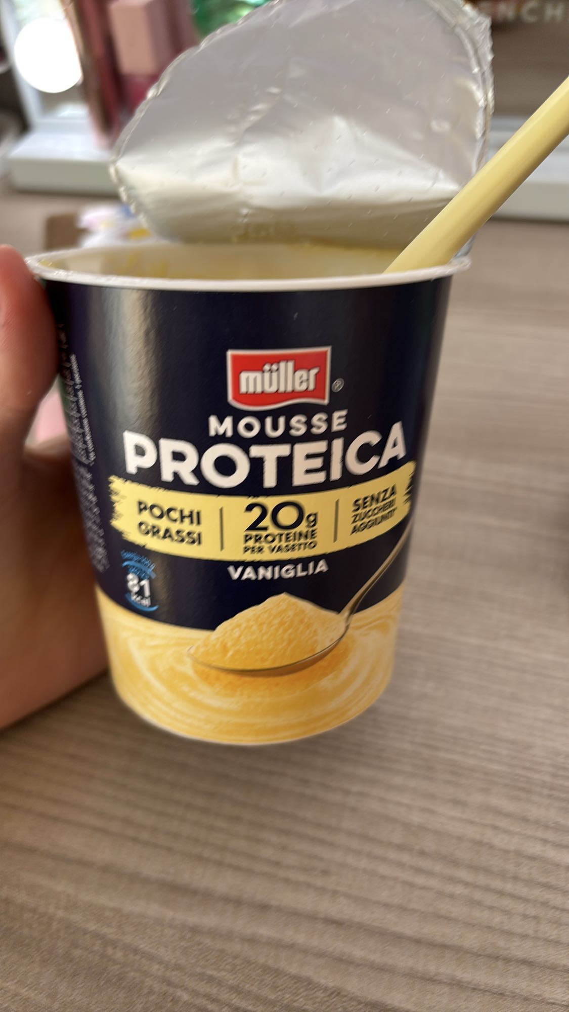 Mousse proteica vaniglia