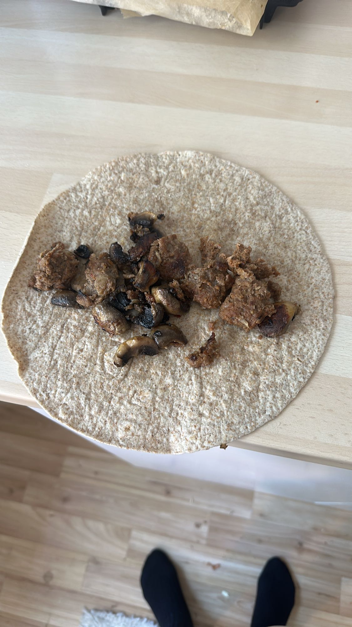 Mantarlı Etli Dürüm