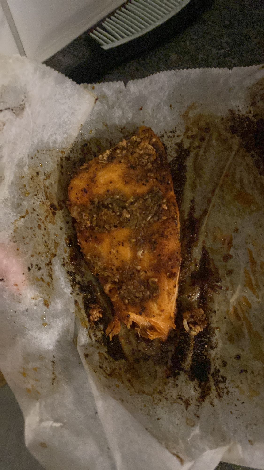 Laxfilé med kryddor