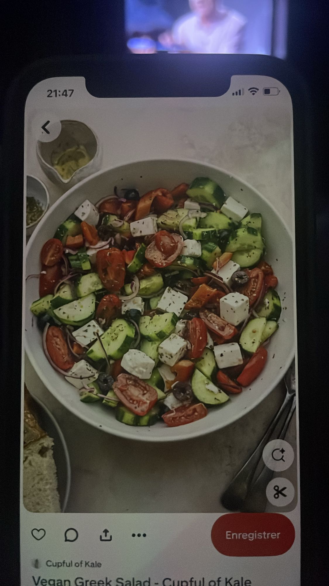 Salade grecque vegan