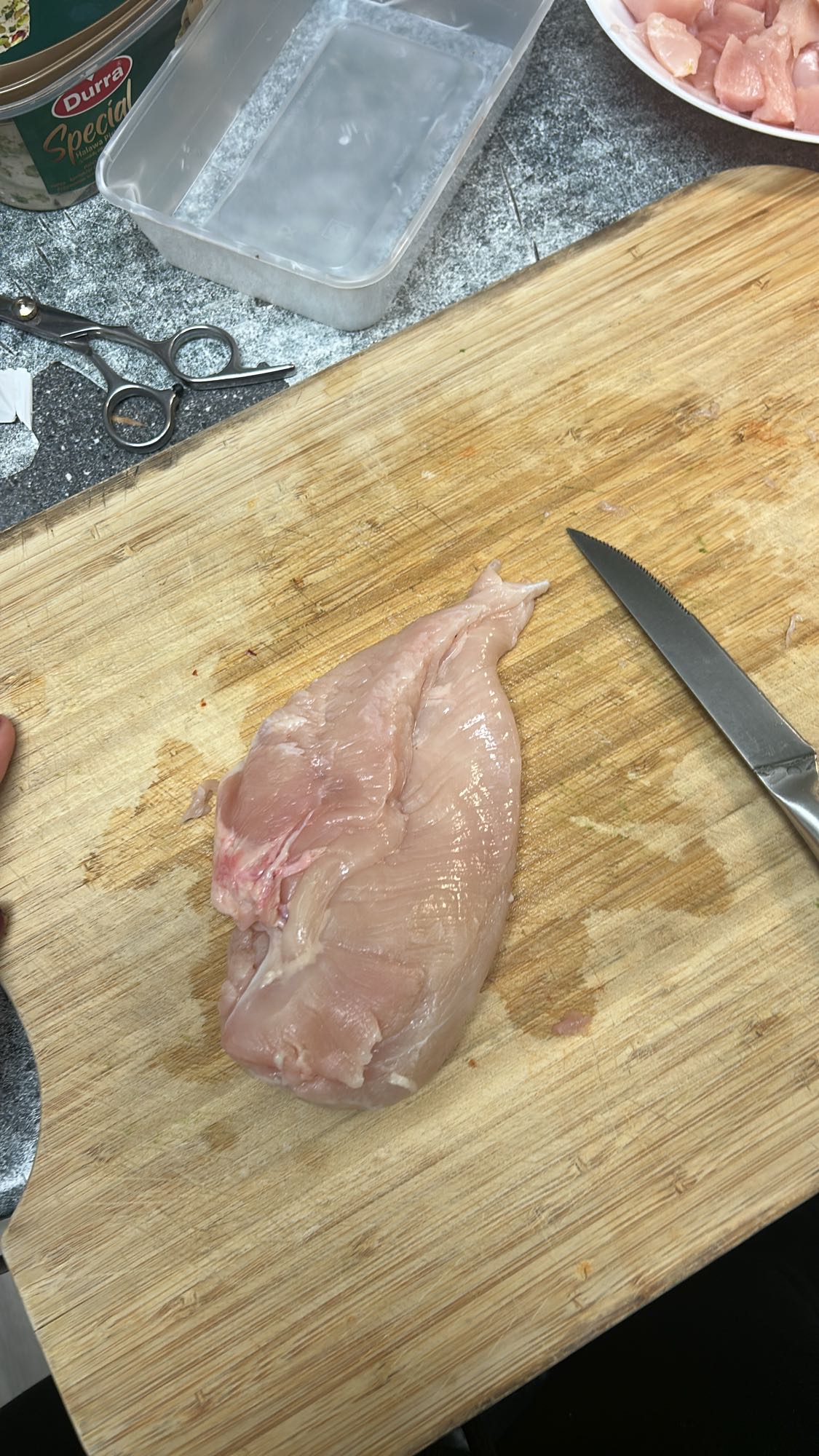 Kycklingbröstförberedelse