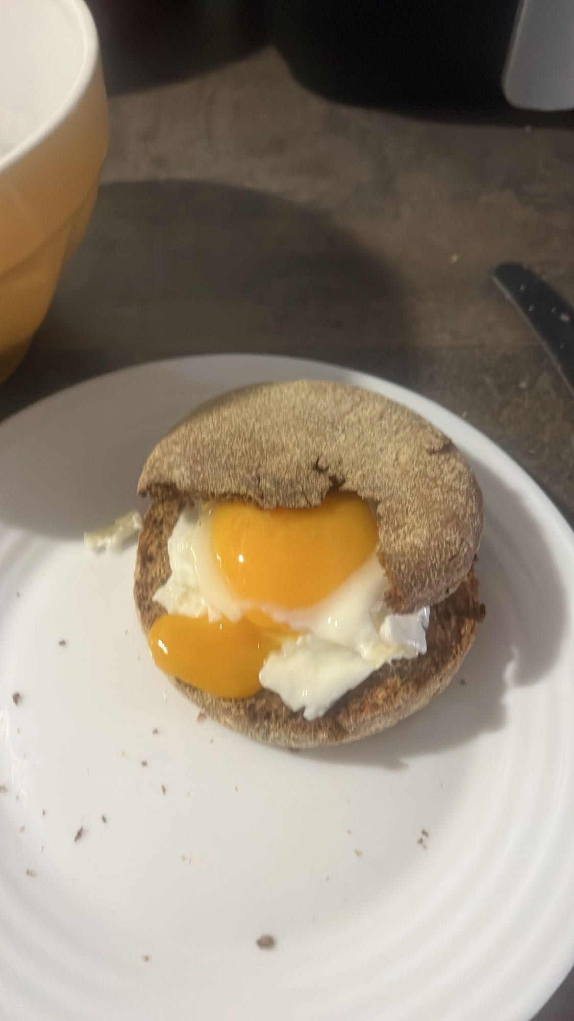 Sandwich œuf pain de mie complet