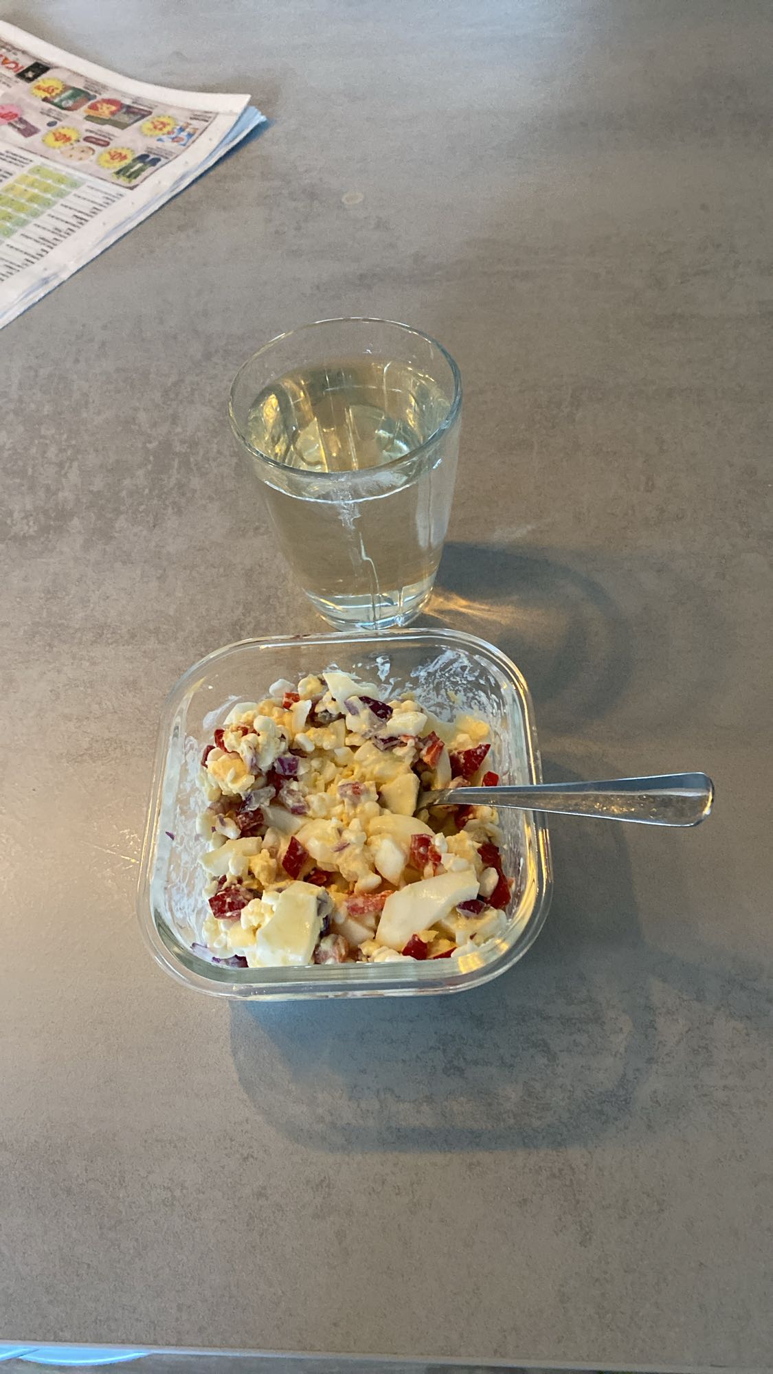 Ägg- och paprikasallad