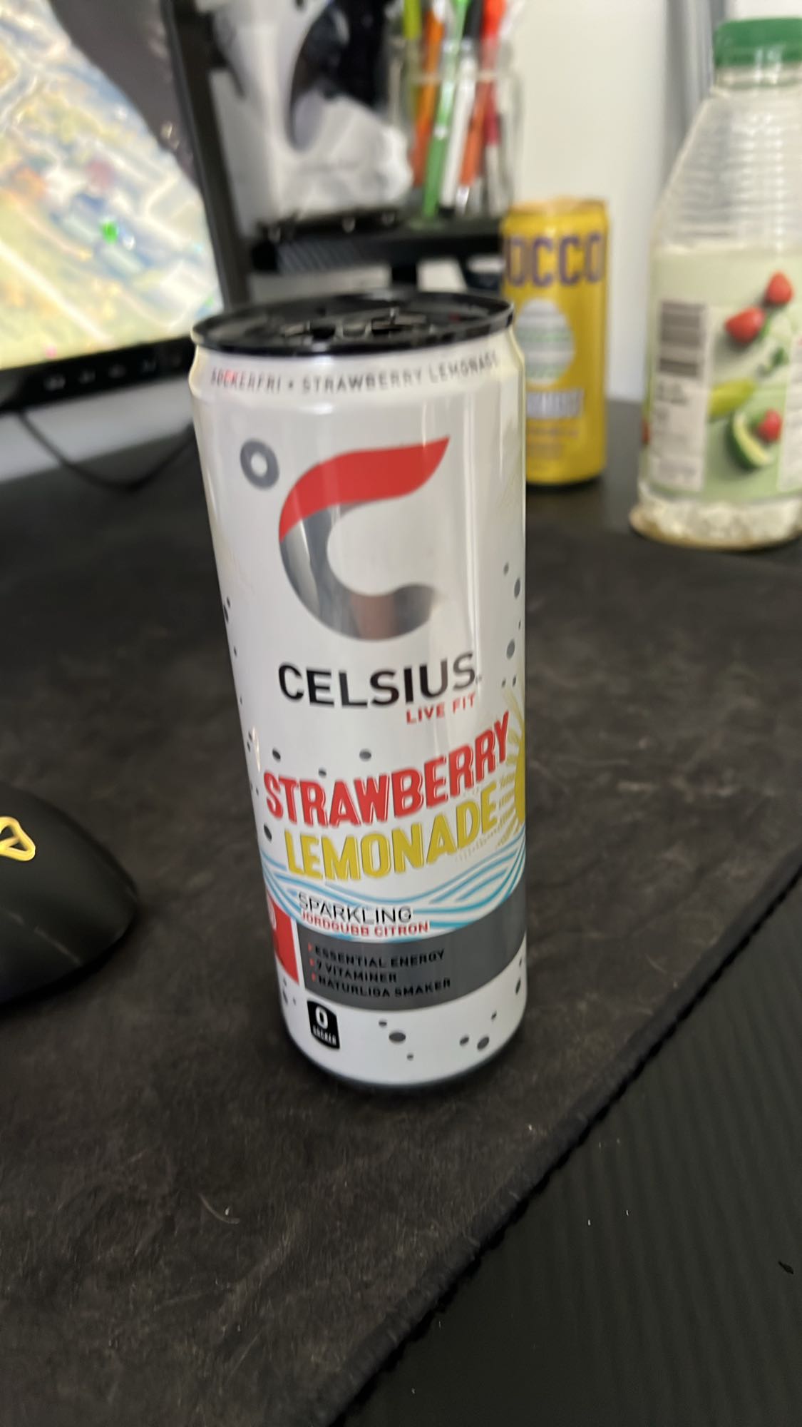 Celsius jordgubb citron