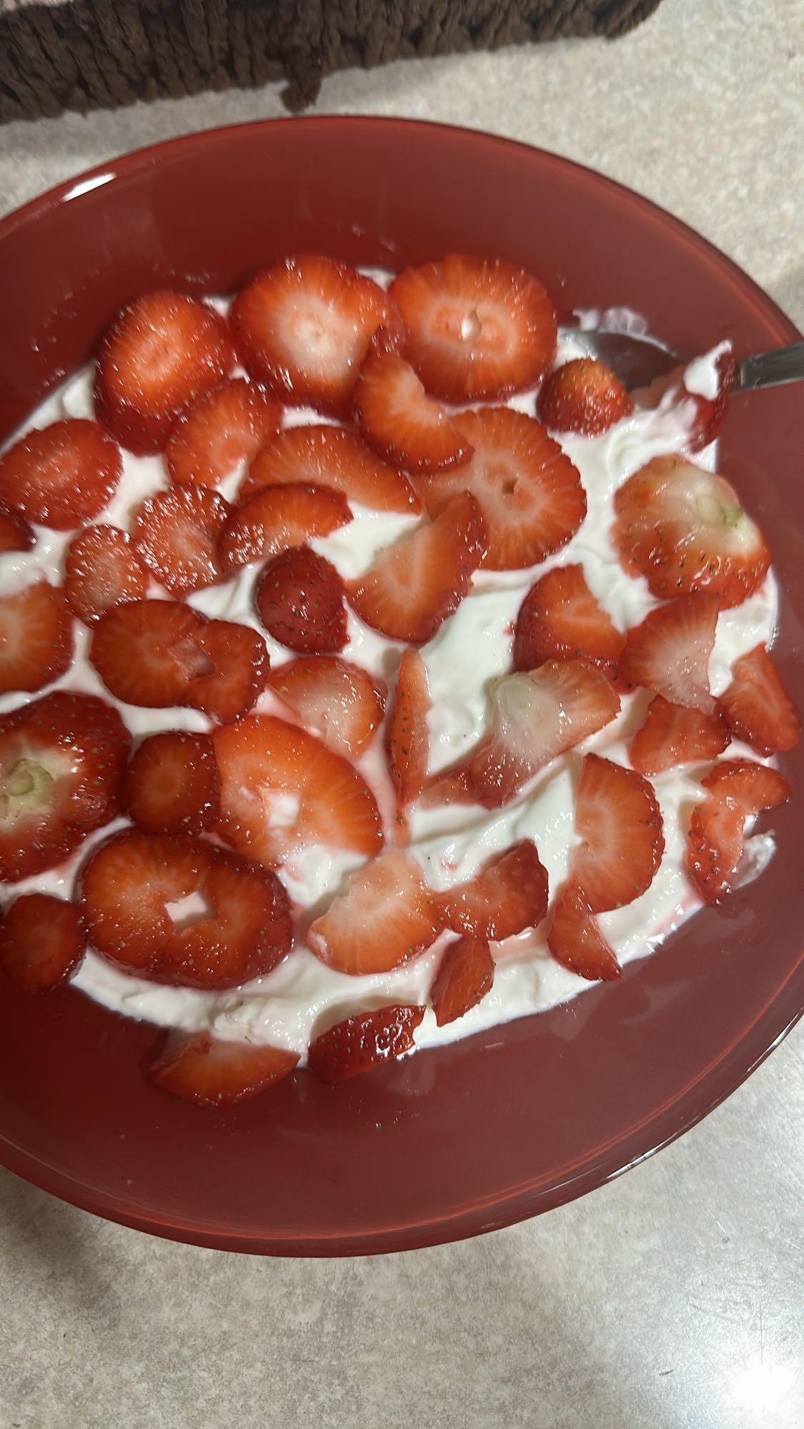 Strawberries and Yogurt