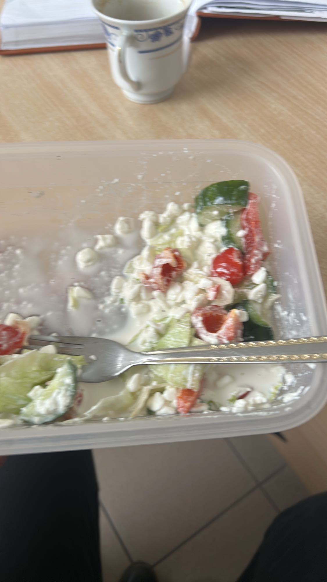 Sałatka z twarogiem