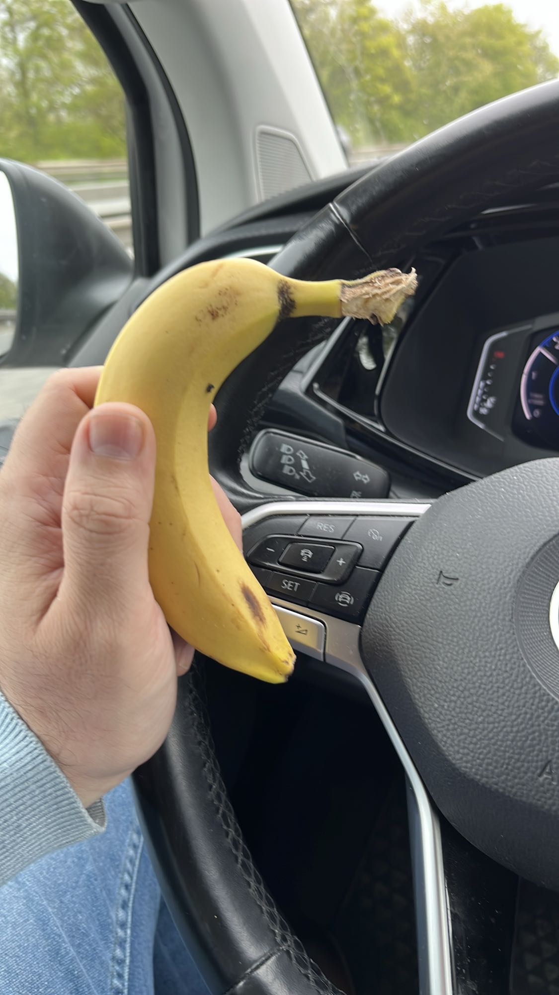 Banane unterwegs