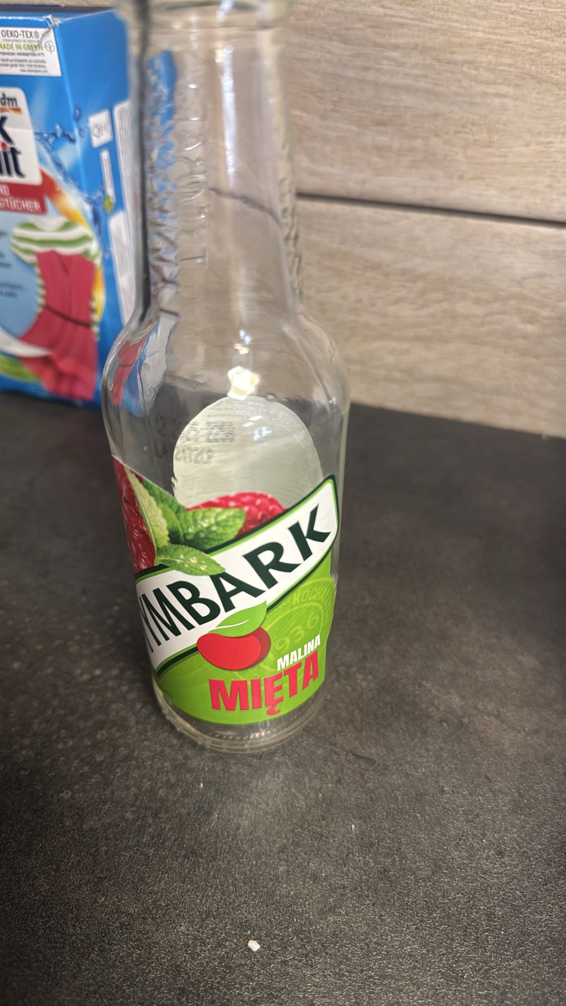 Napój malinowo-miętowy