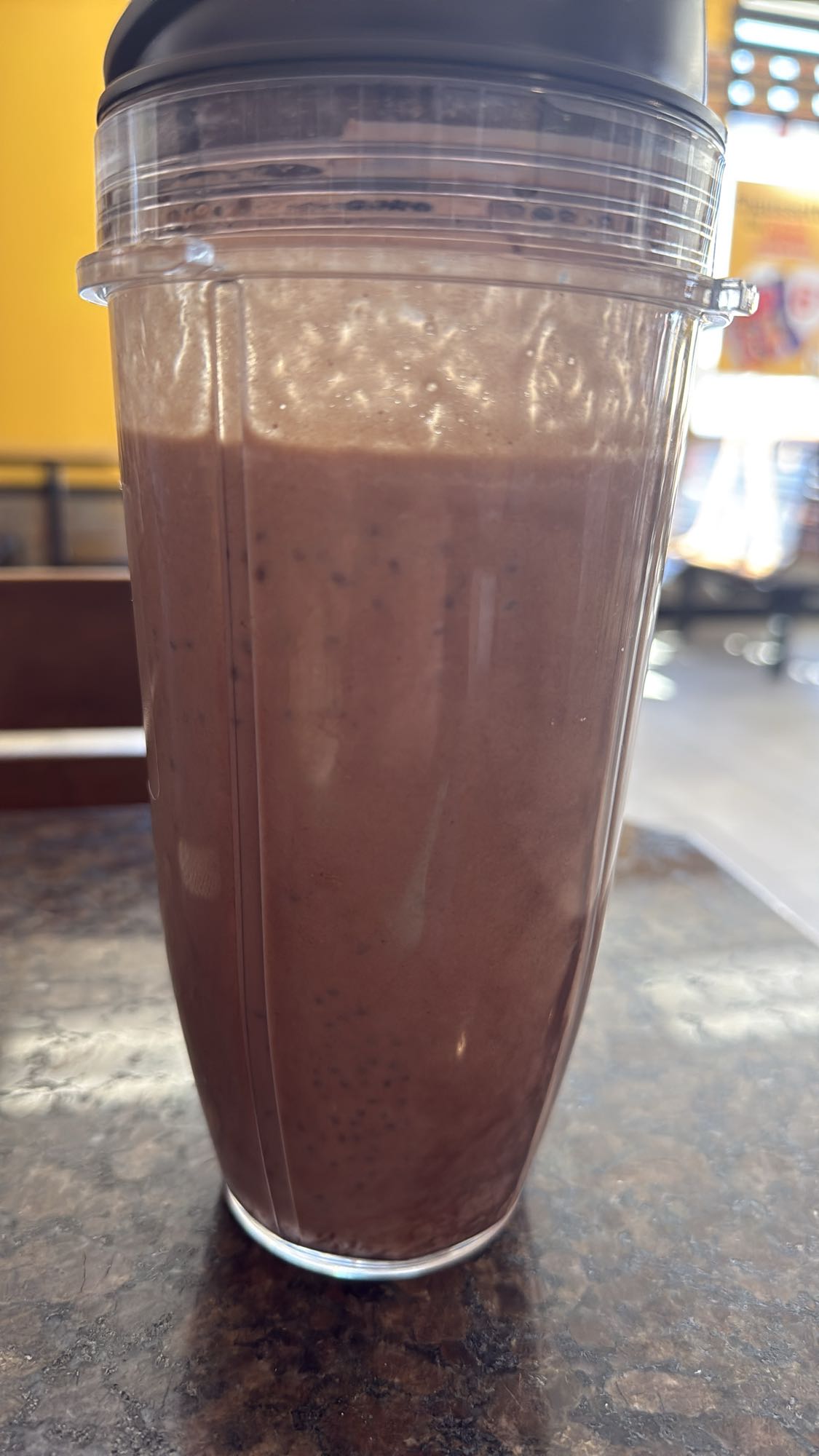 Smoothie chocolat protéiné