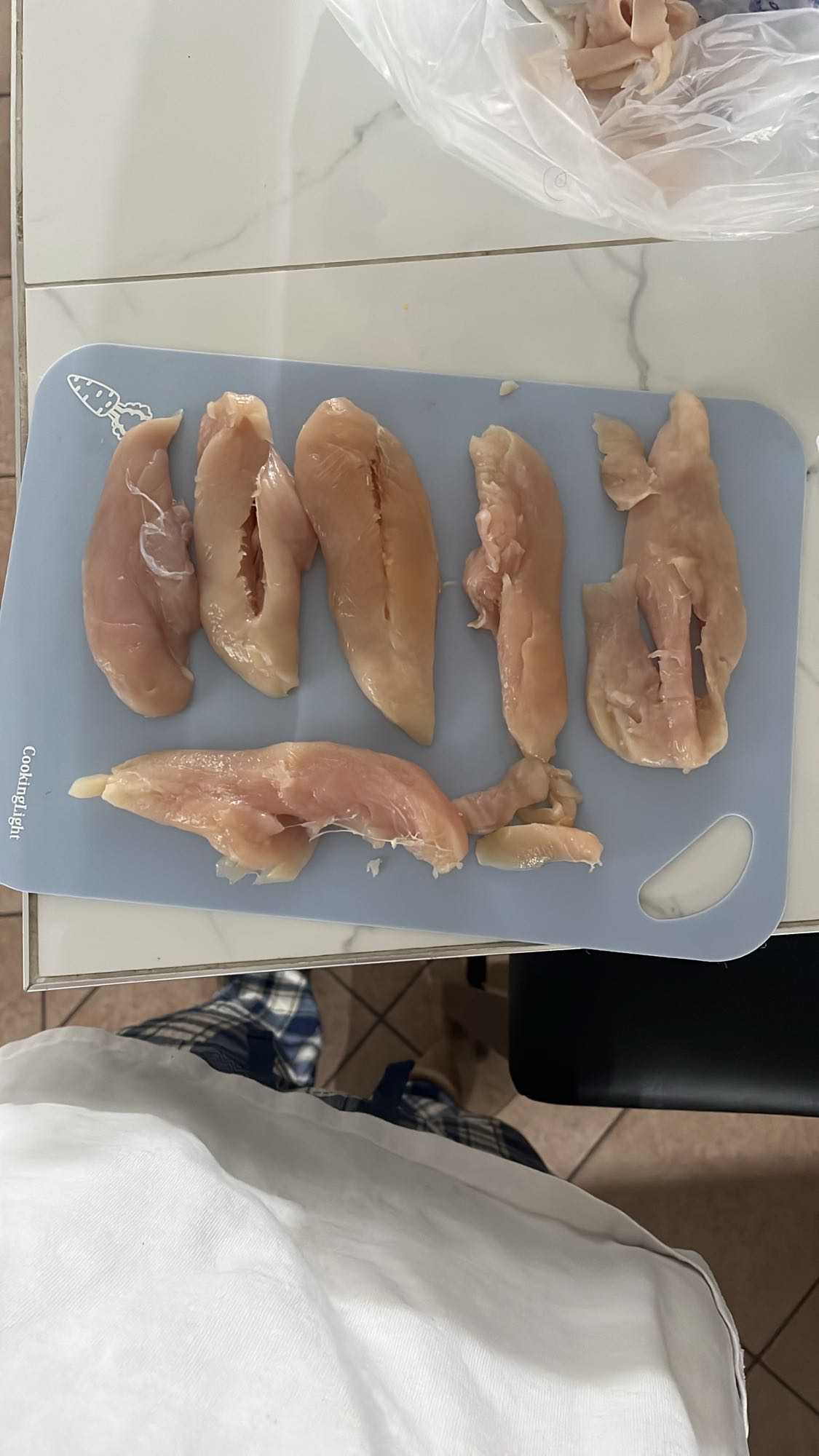 Raw Chicken Prep