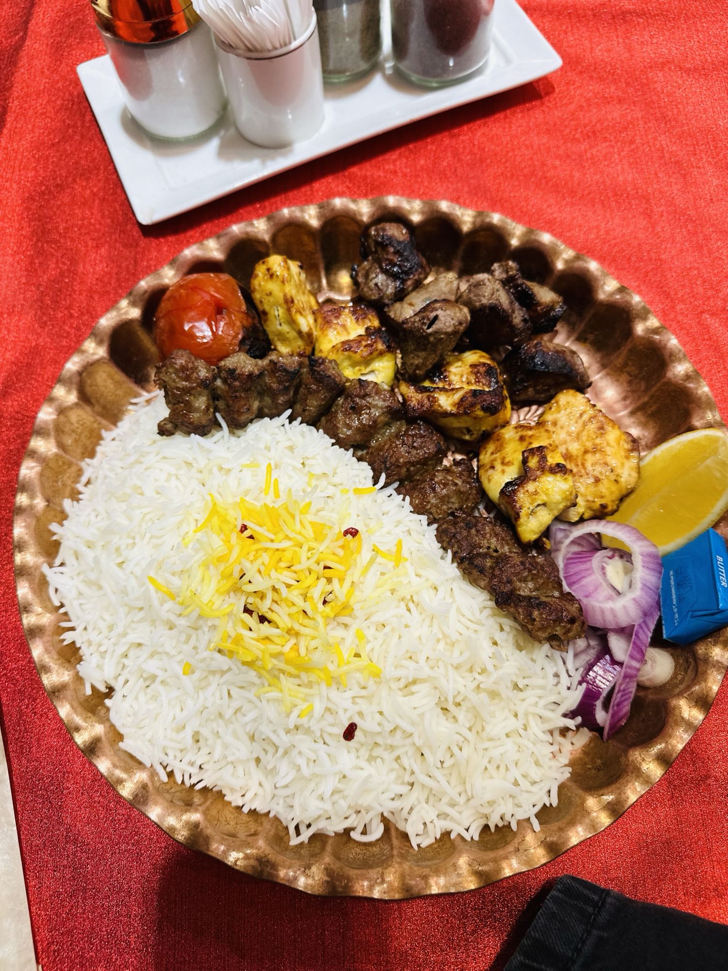 Mixed Grill with Rice
