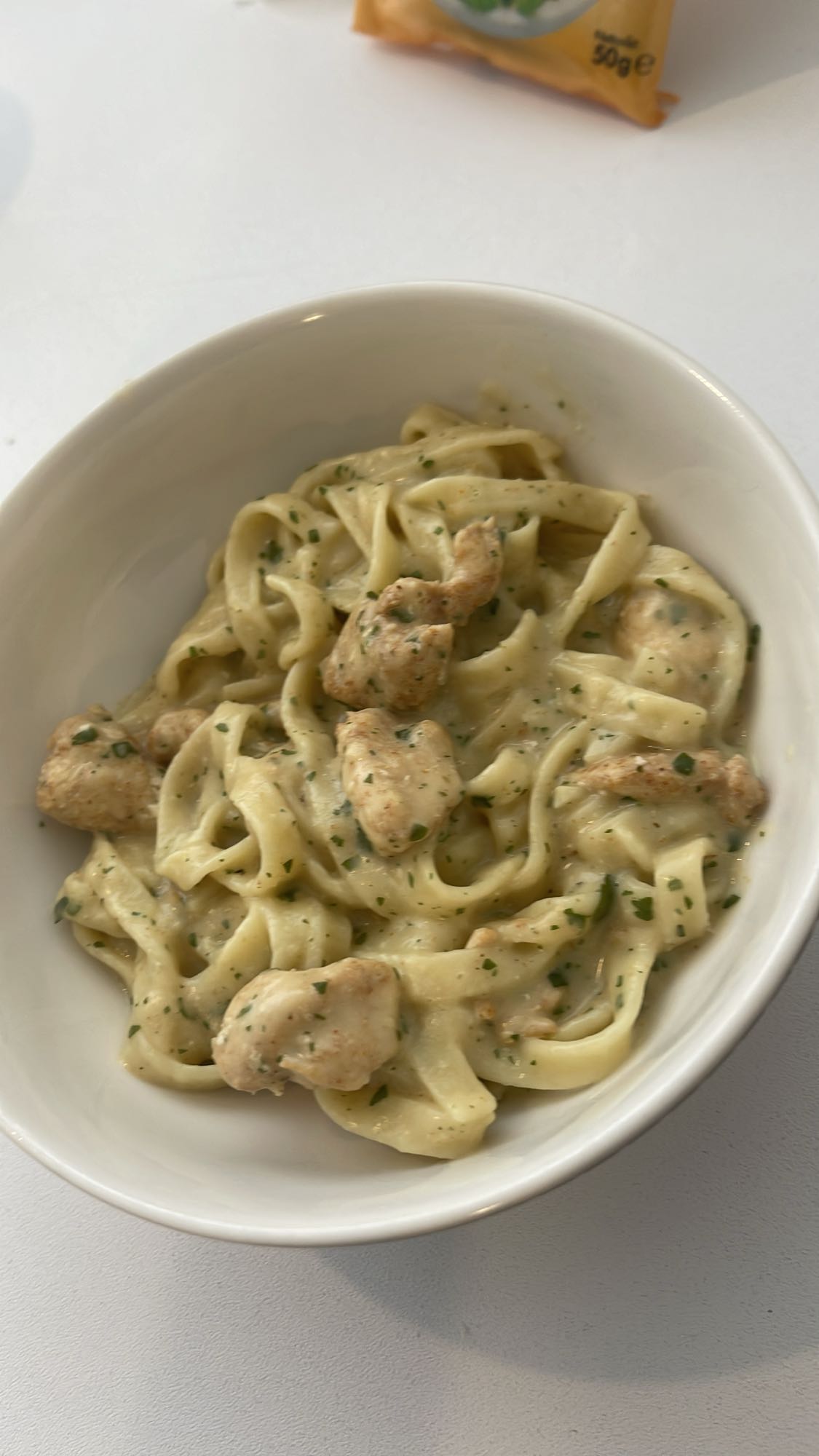 Krämig kycklingpasta