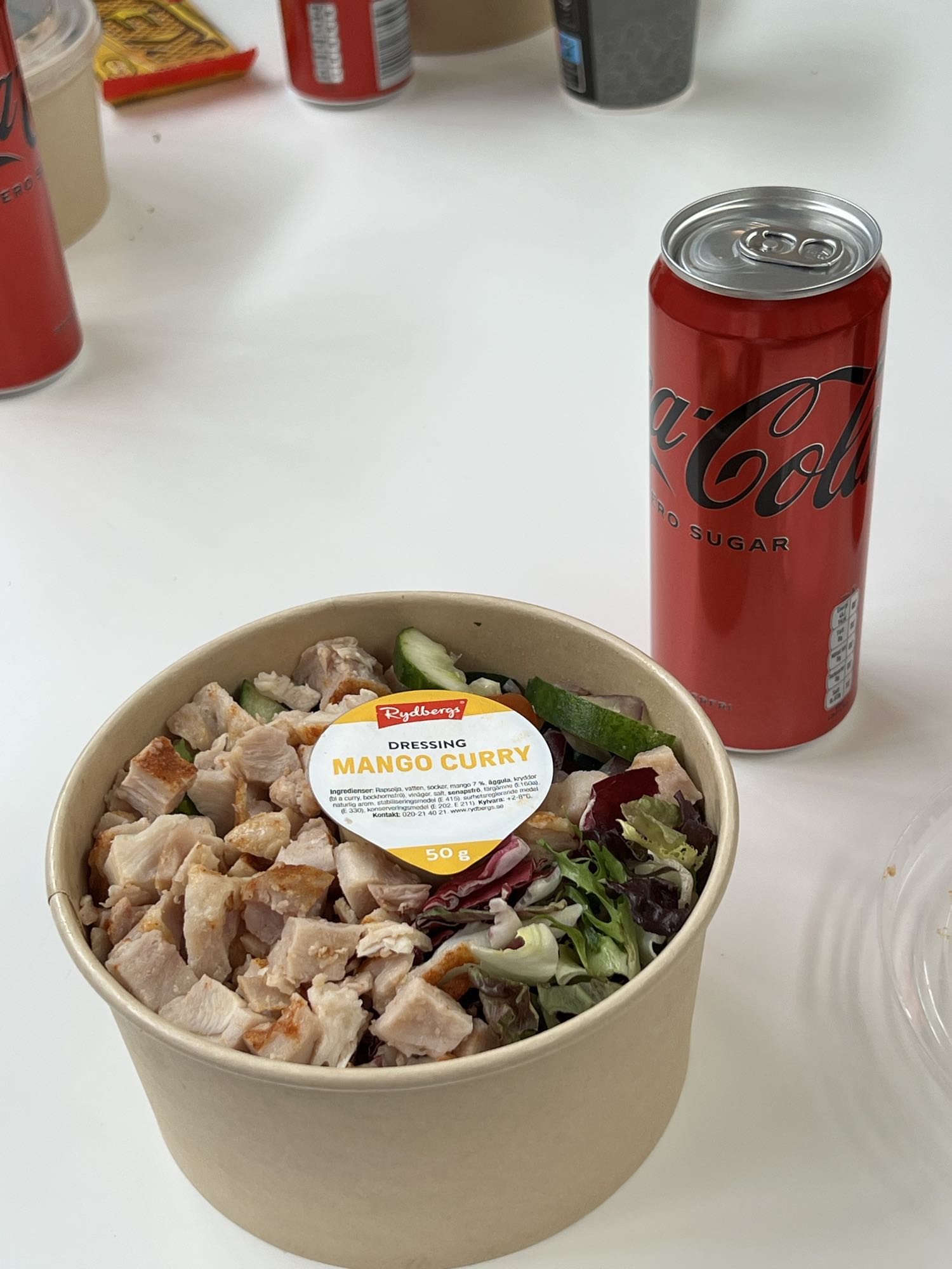 Kycklingsallad med dressing