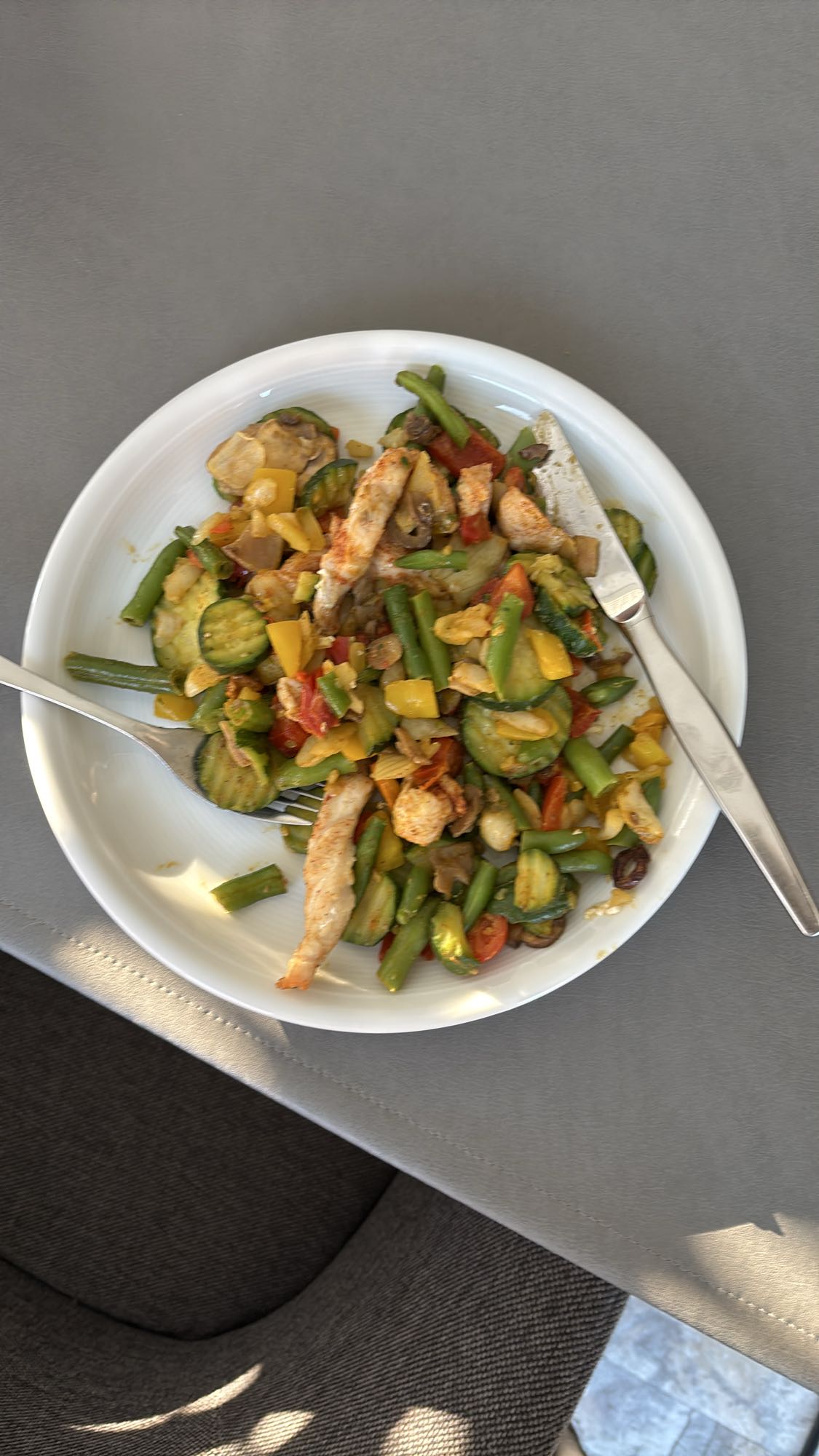 Hähnchen-Gemüse-Pfanne