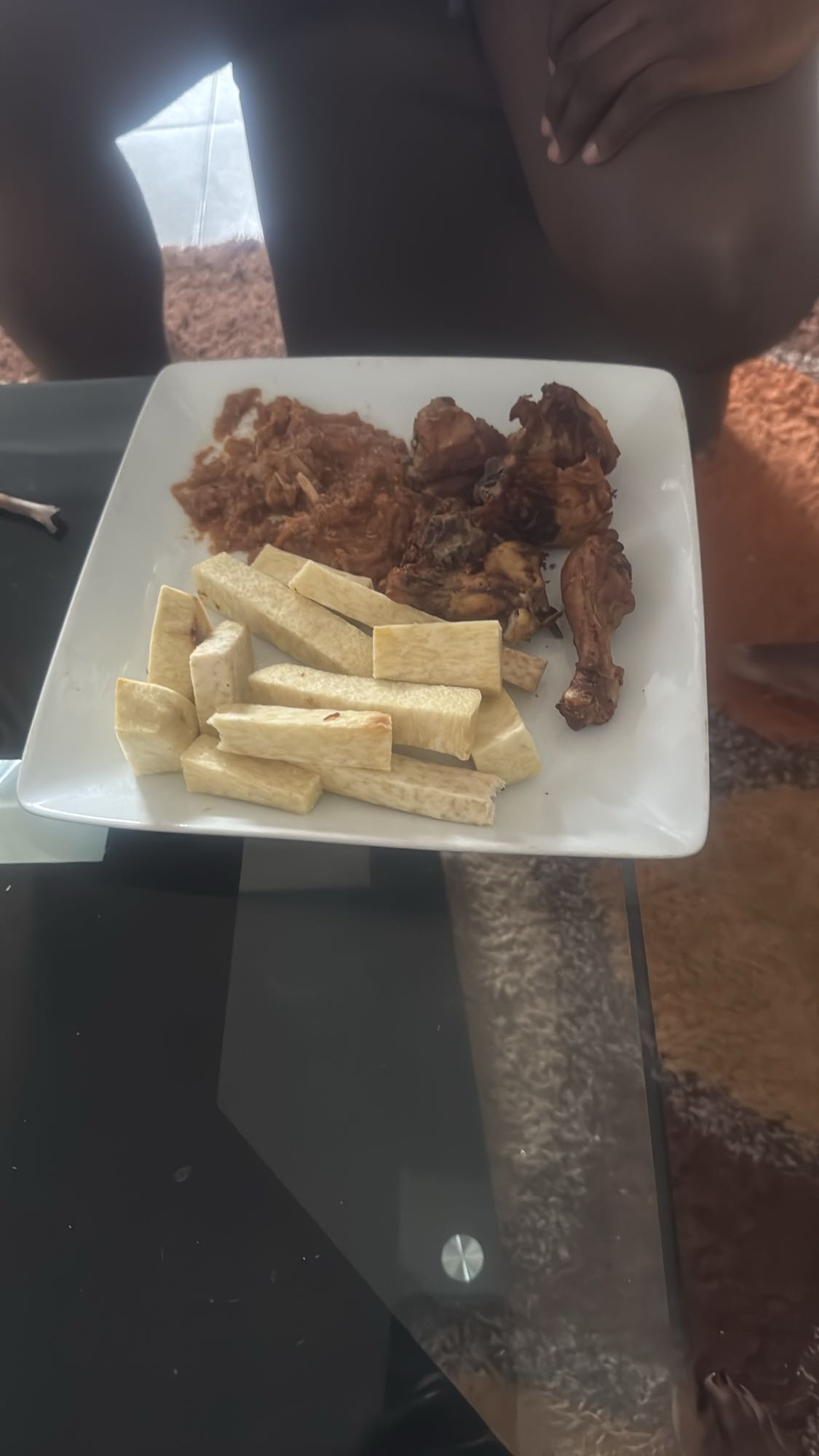 Yam and Chicken Stew