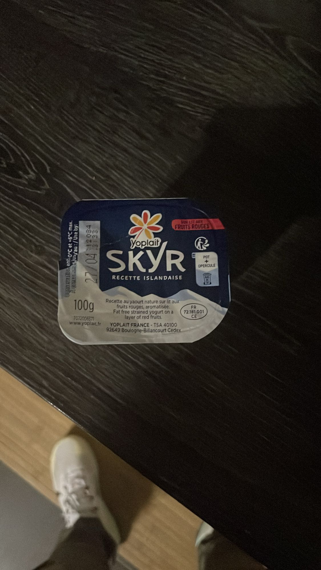 Skyr fruits rouges