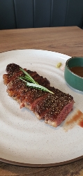 Seared Steak with Sauce