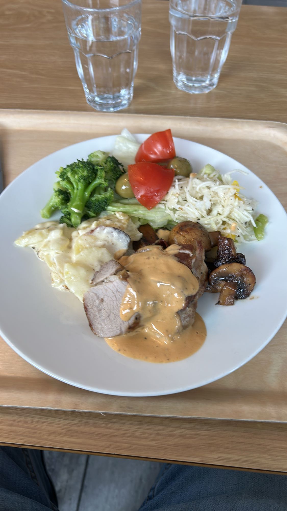 Fläskfilé med grönsaker