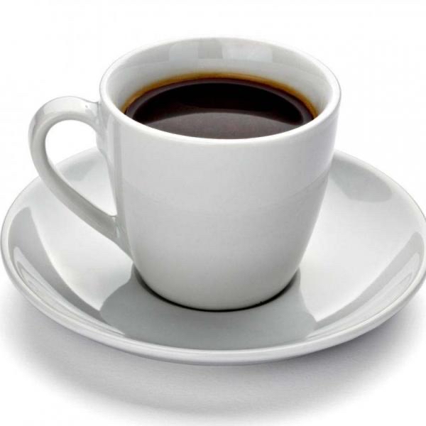 Taza de café negro