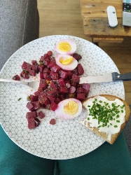 Betteraves et œufs