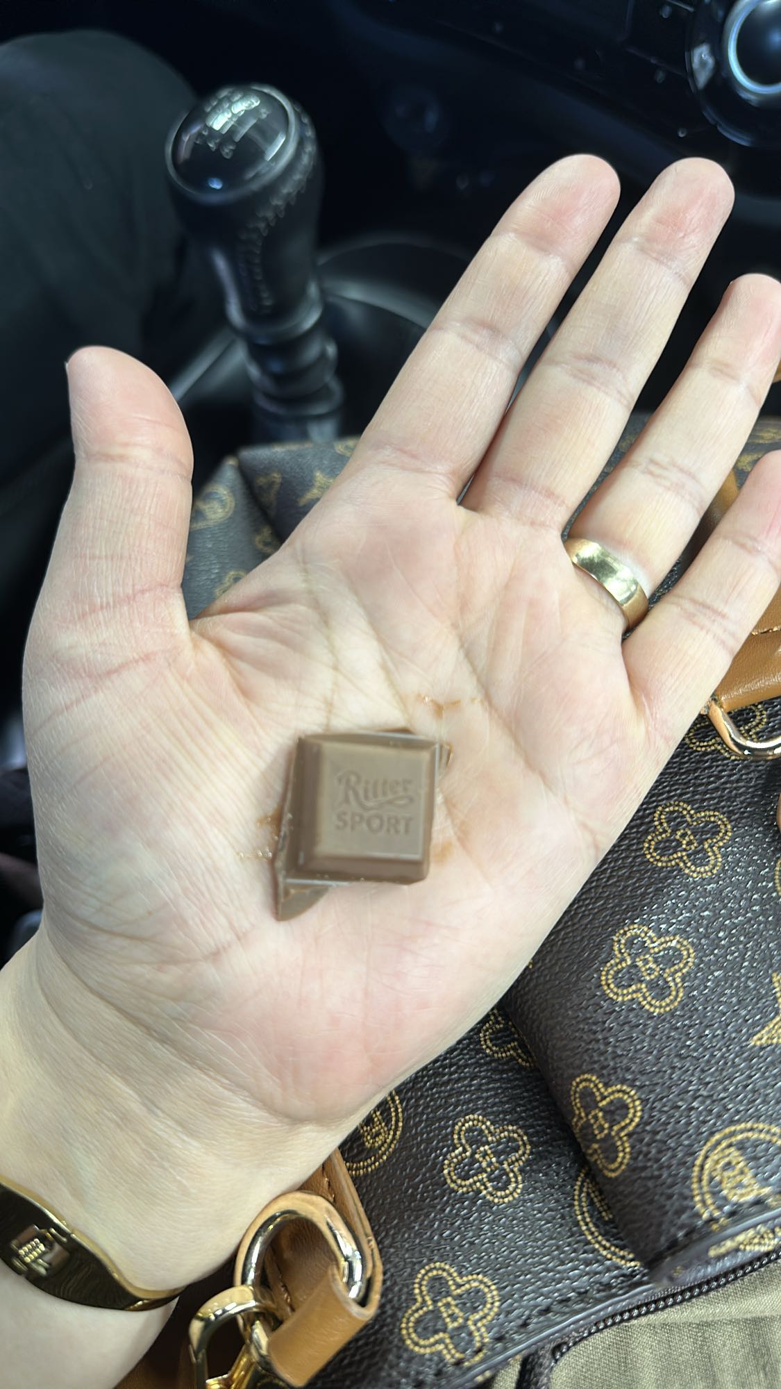 Chocolate square snack