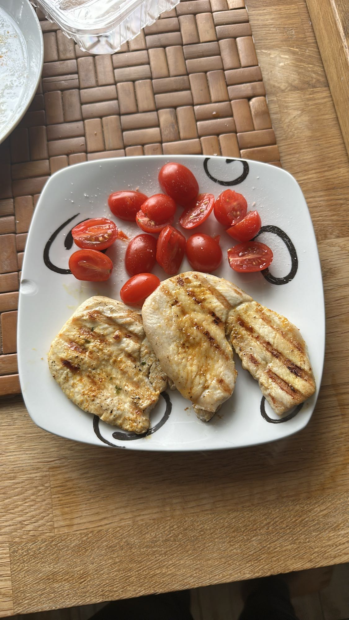 Kurczak z pomidorkami