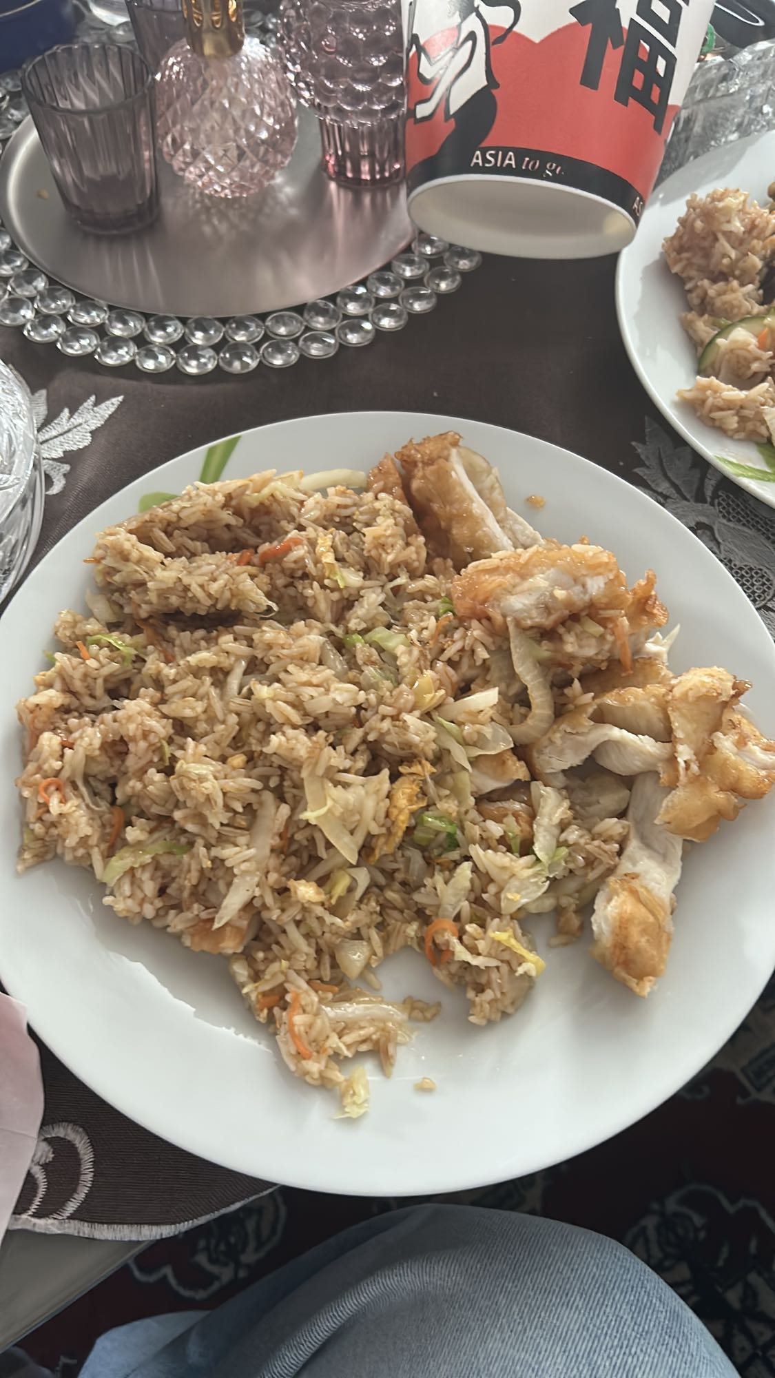 Gebratener Reis mit Hähnchen