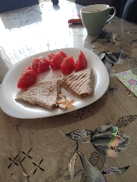 Grilled sandwich & tomato