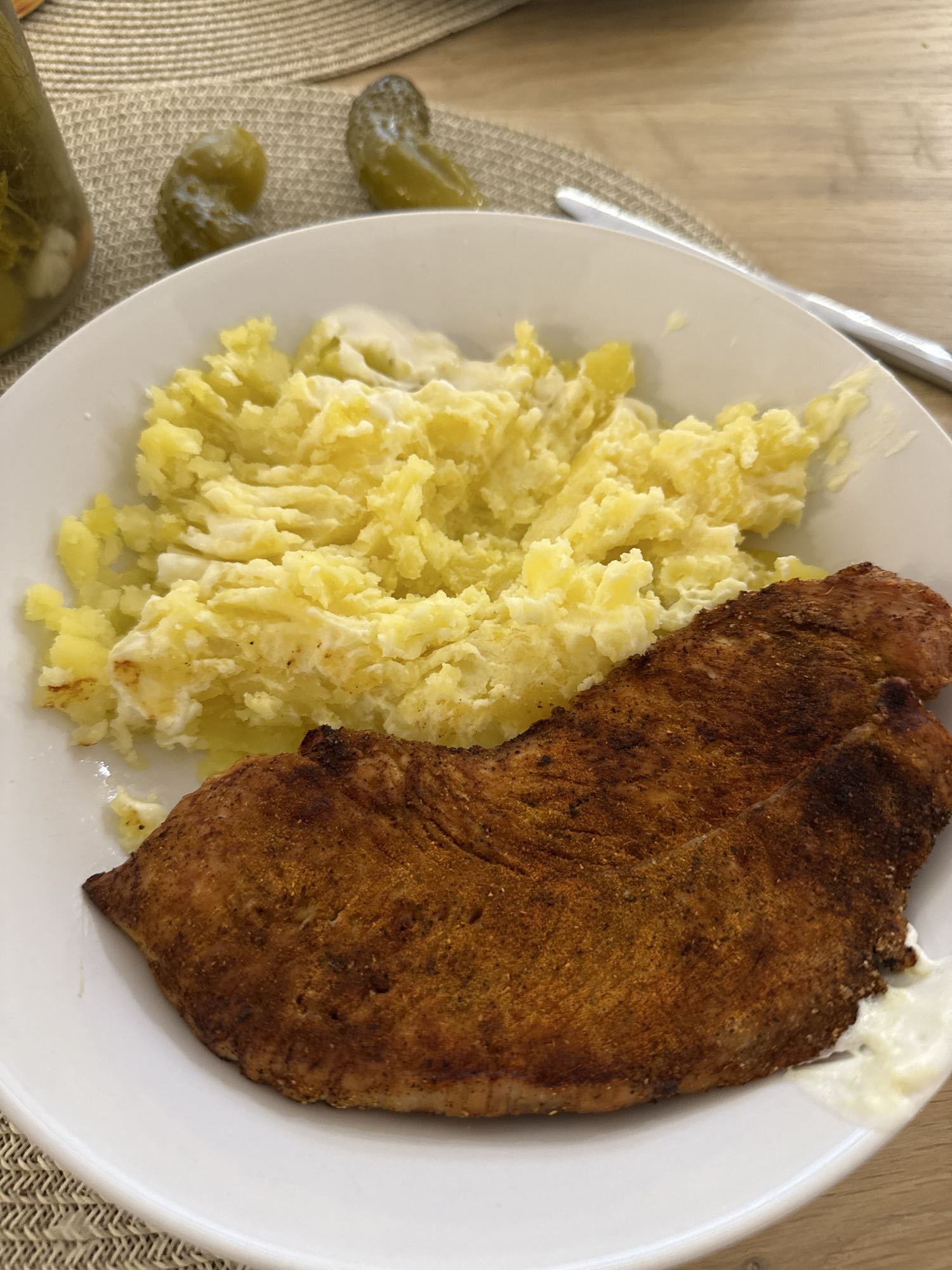 Ziemniaki z kurczakiem