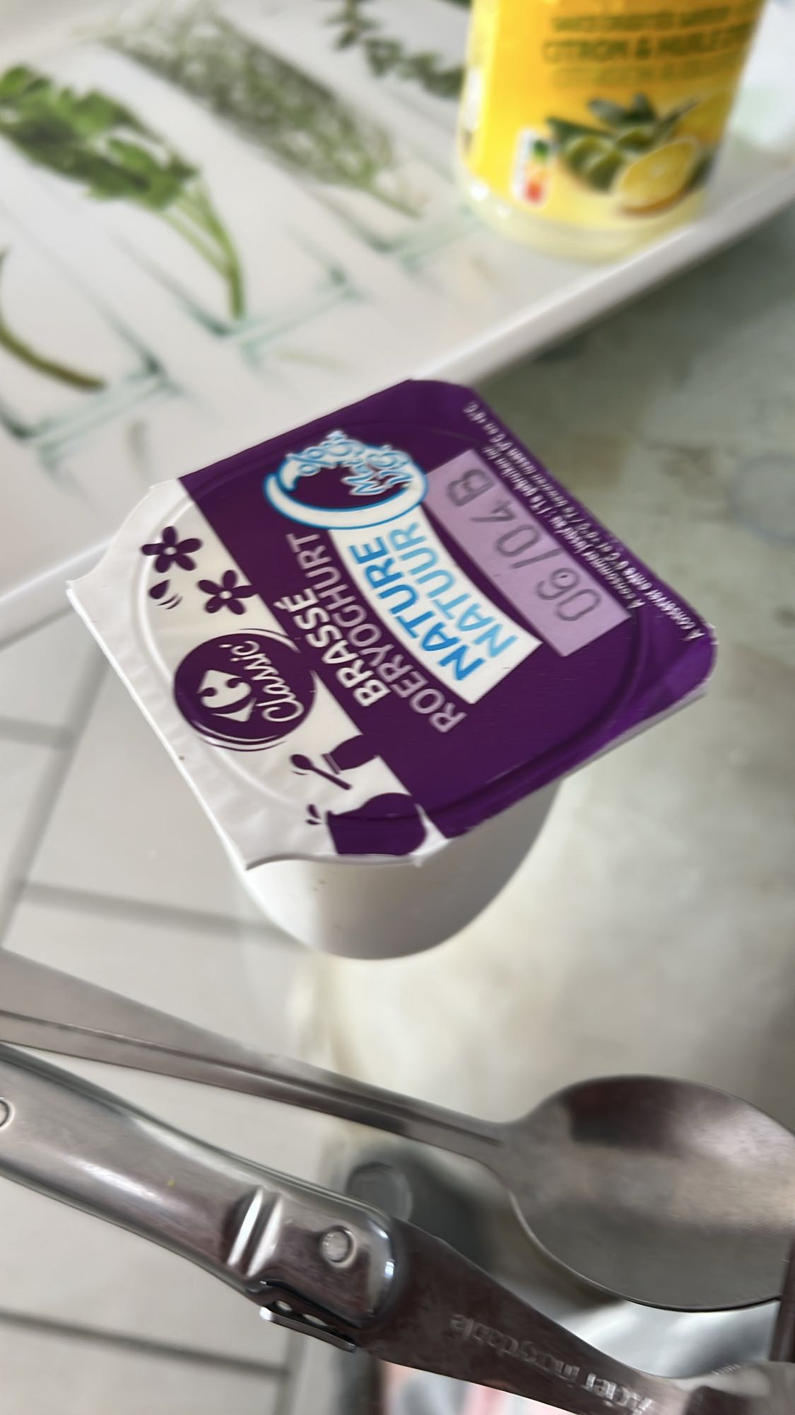 Yaourt nature brassé