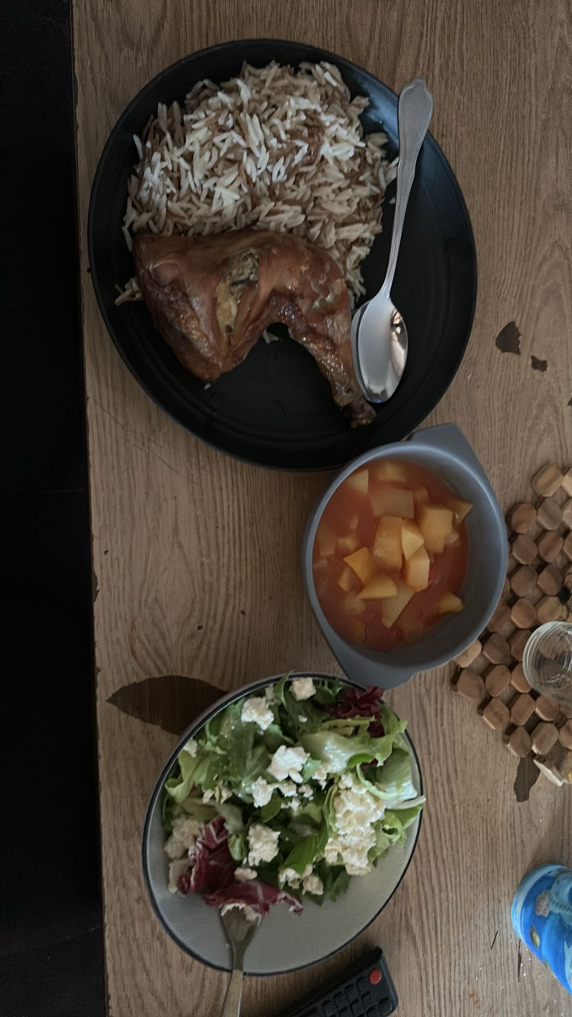 Chicken Rice with Salad