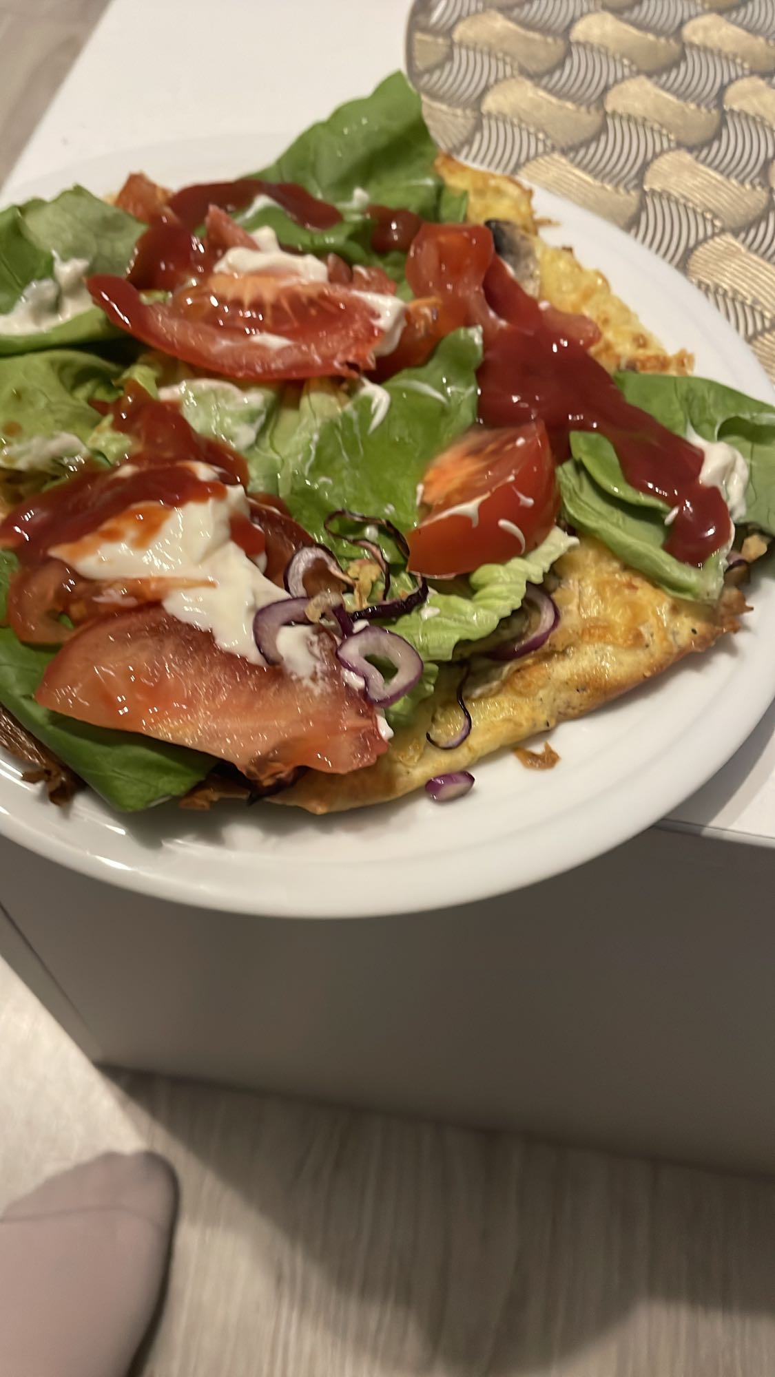 Pizza z serka wiejskiego