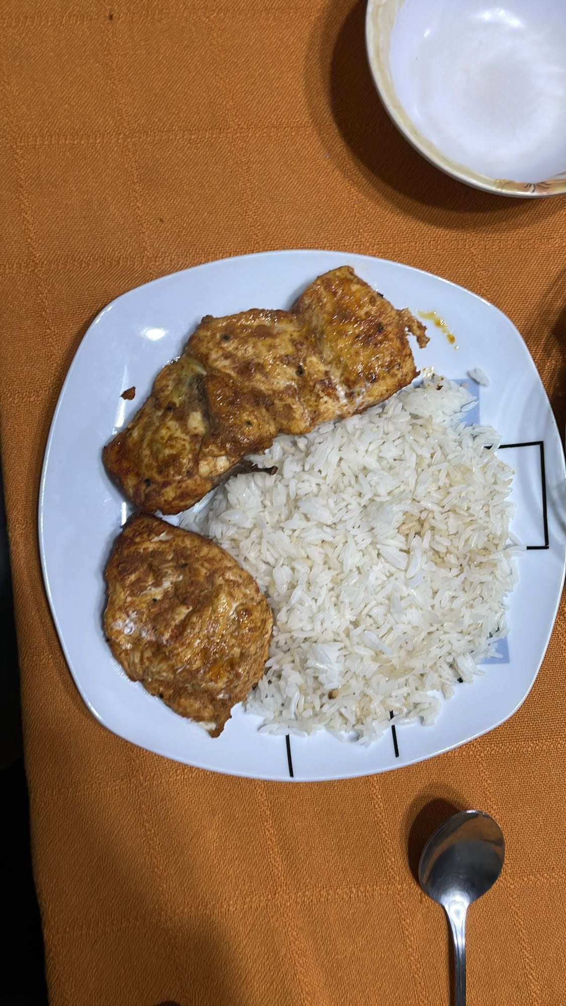 Grilled Chicken with Rice