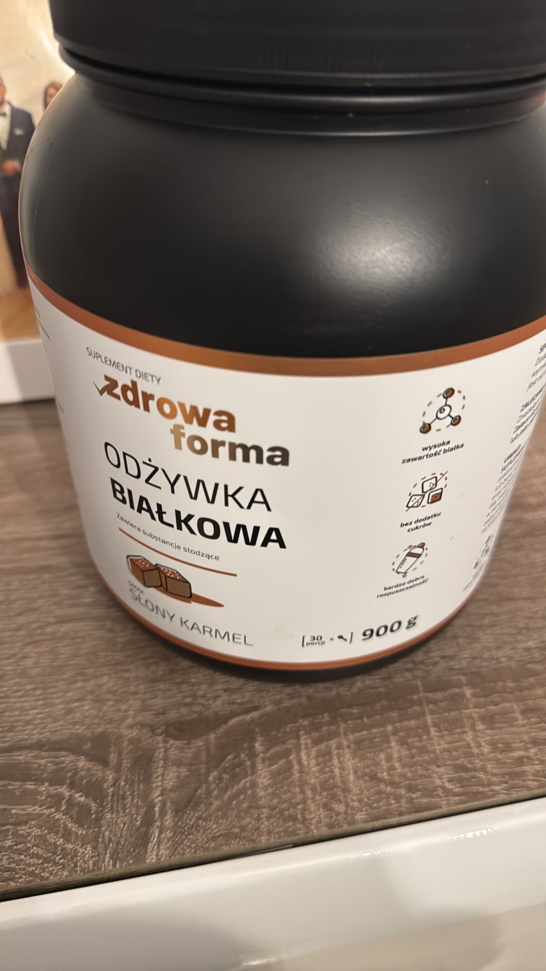 Odżywka białkowa karmel