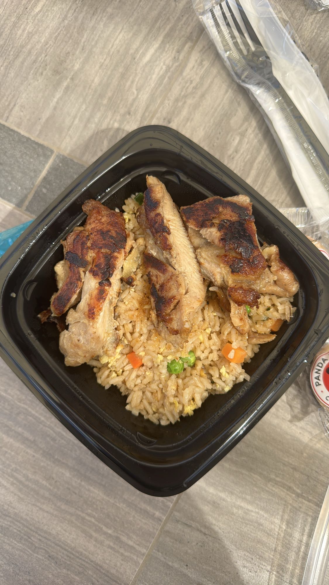 Grilled Chicken Fried Rice