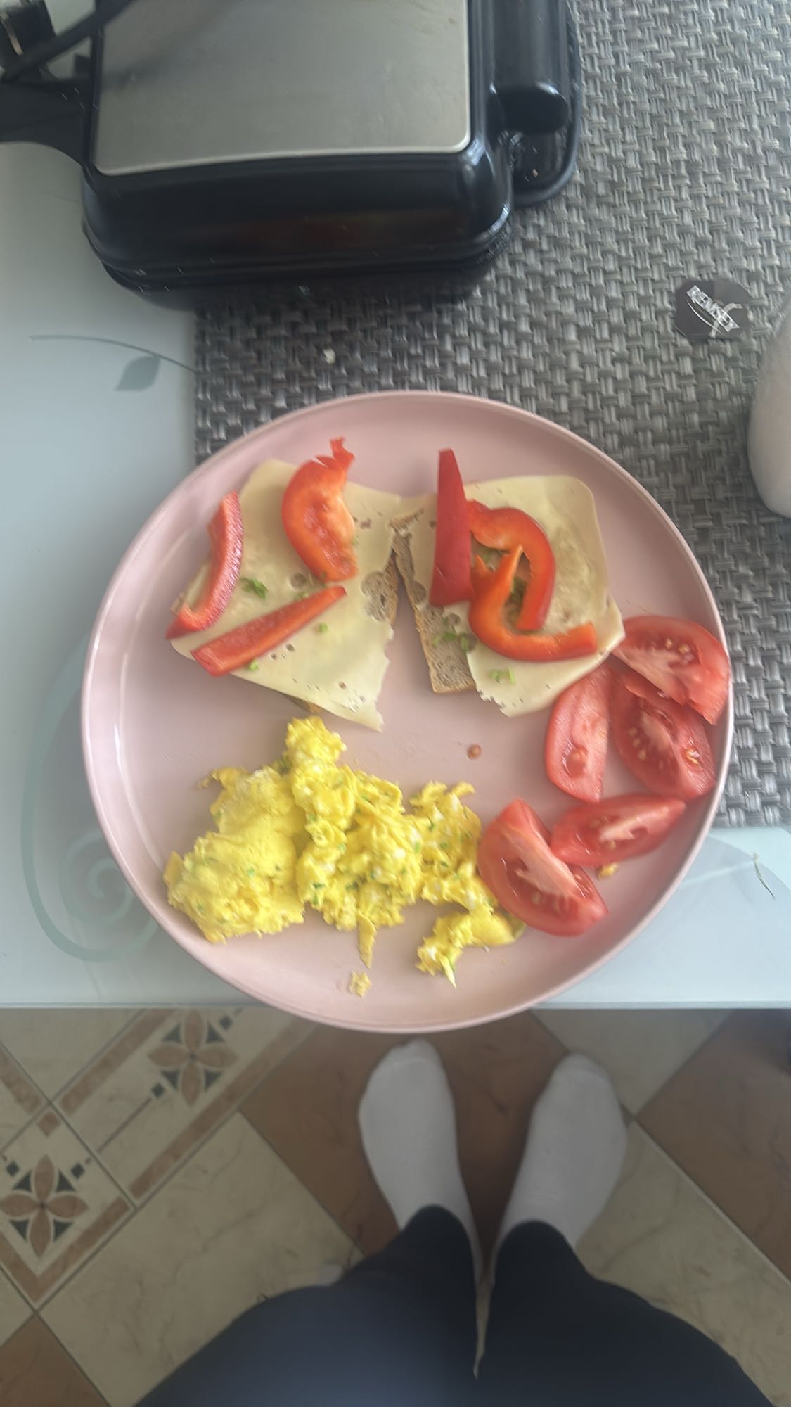 Jajecznica z warzywami