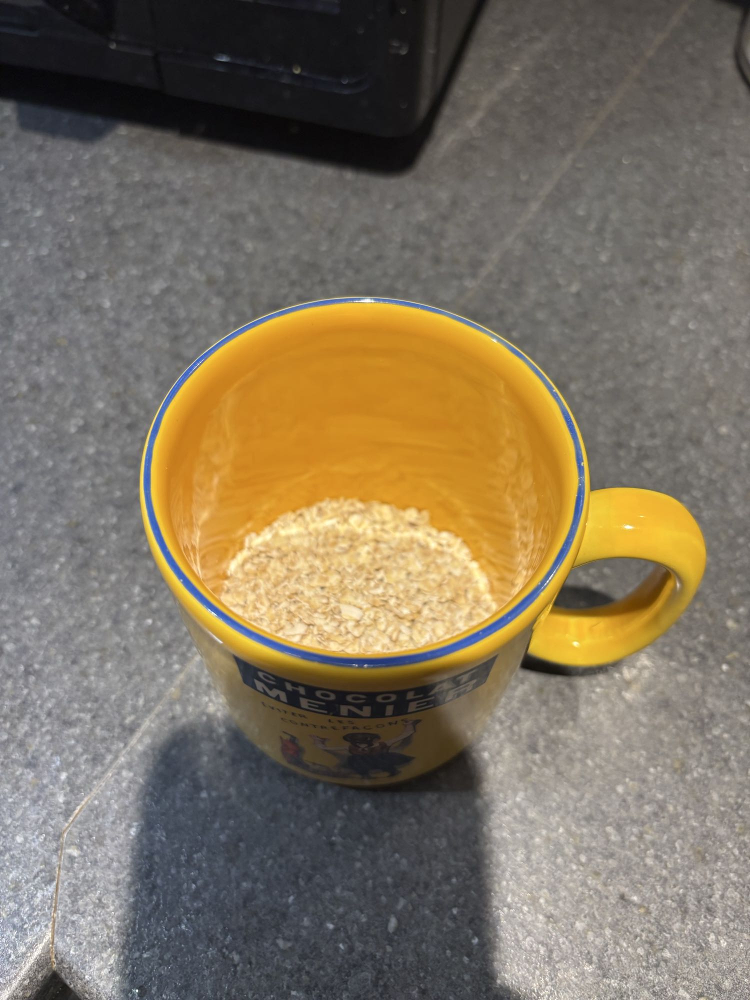 Flocons d'avoine tasse