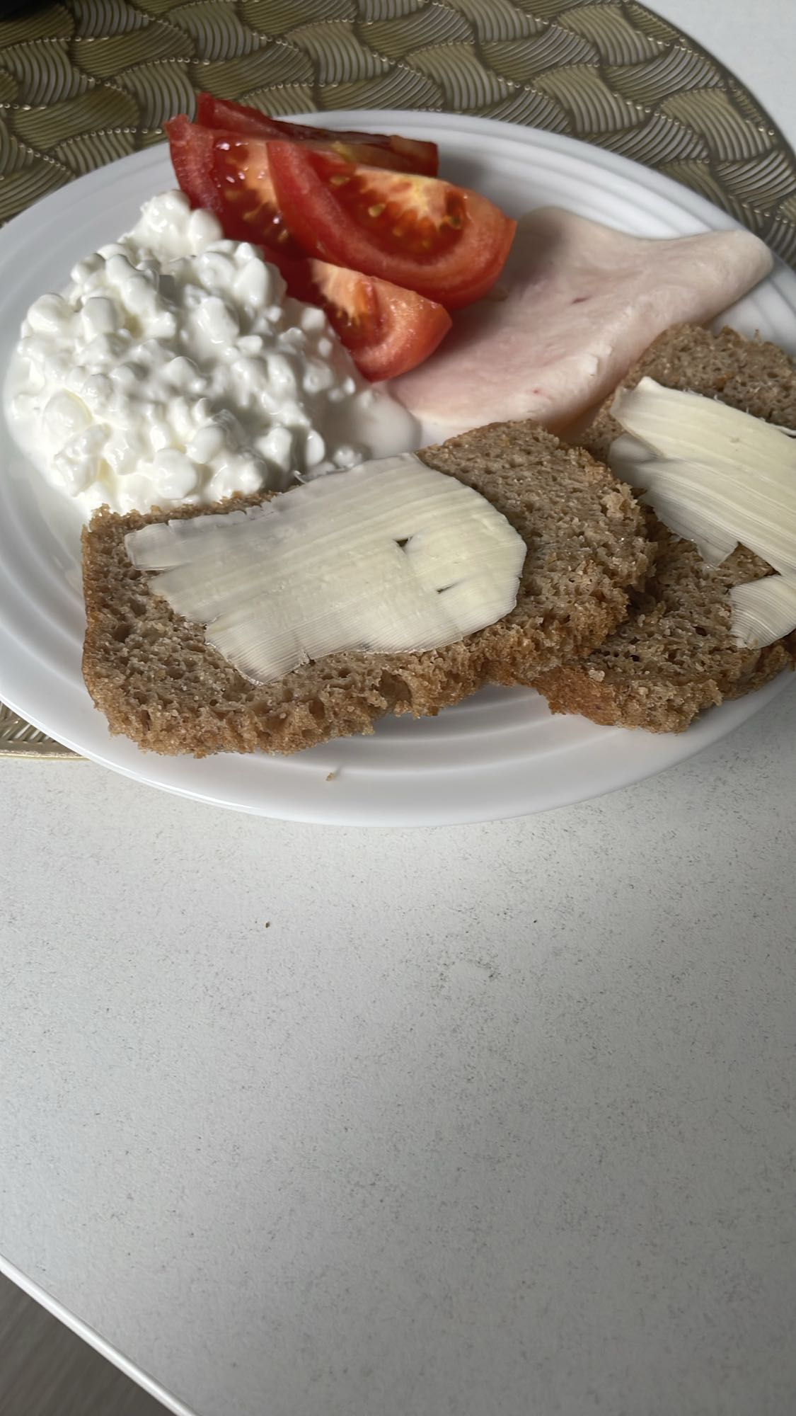 Śniadanie z twarogiem