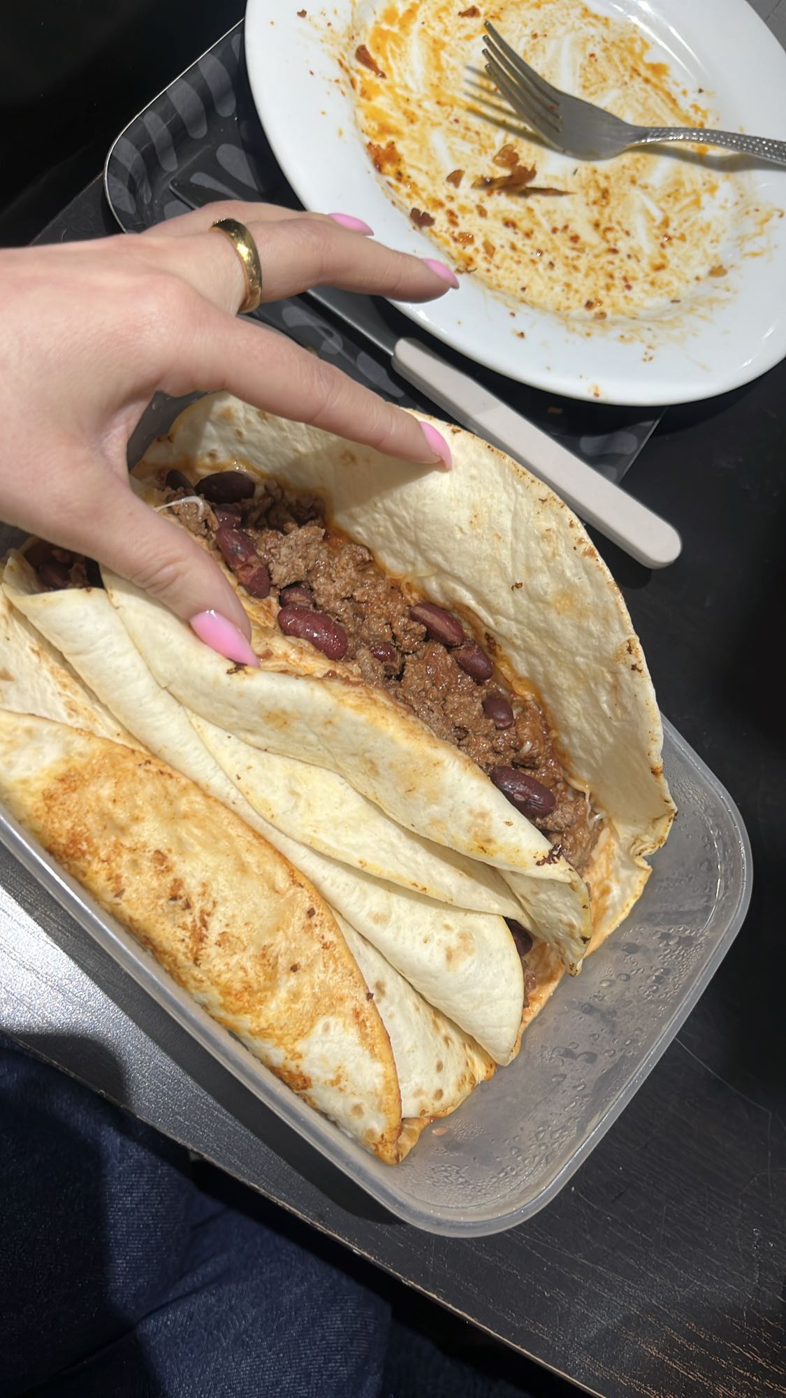 Beef and Bean Tacos