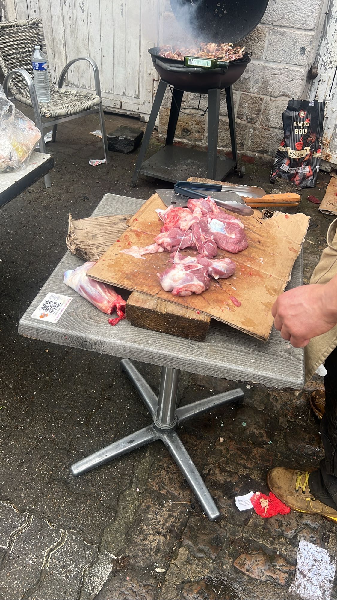 Préparation barbecue