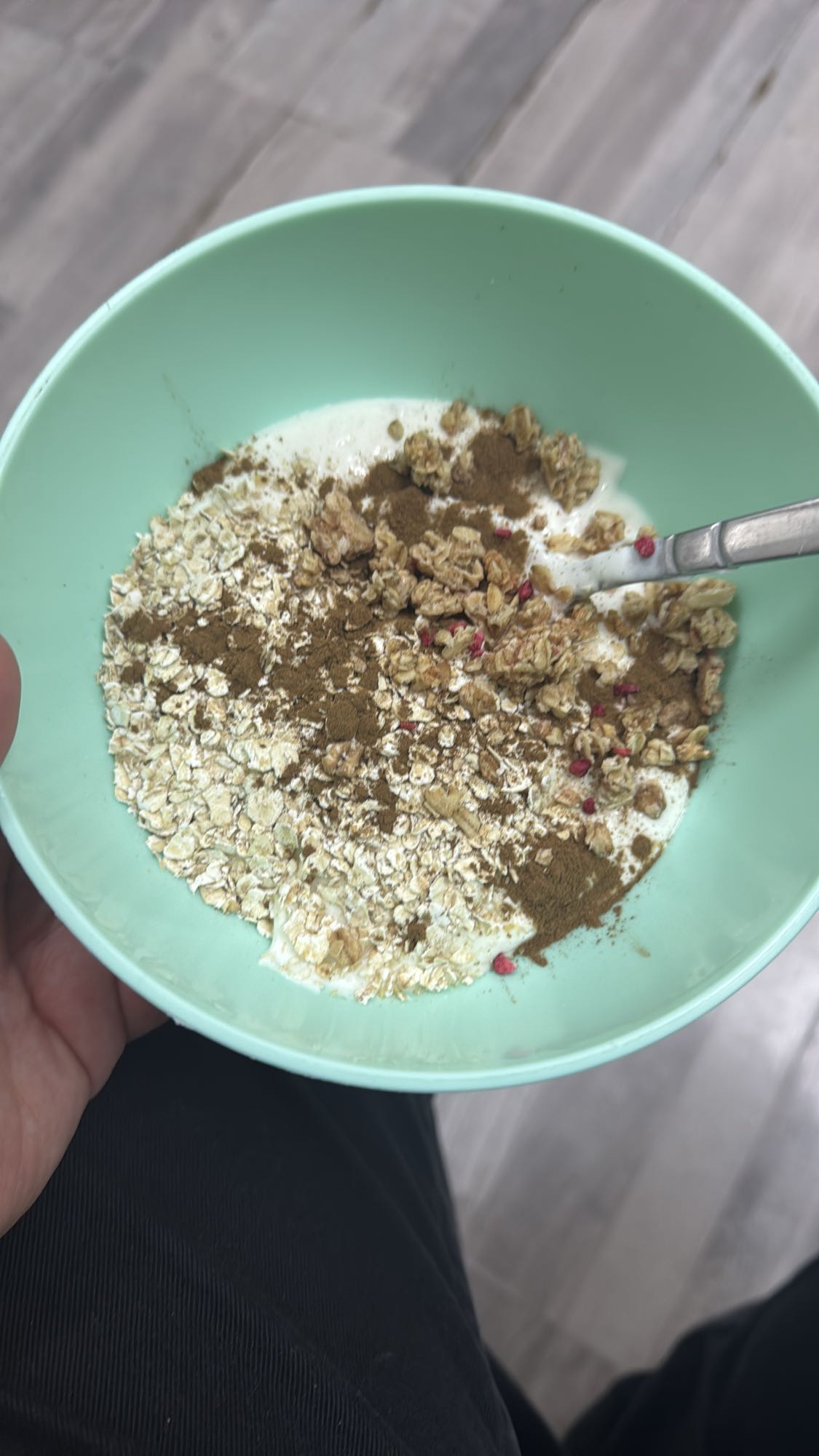 Haferflocken mit Granola