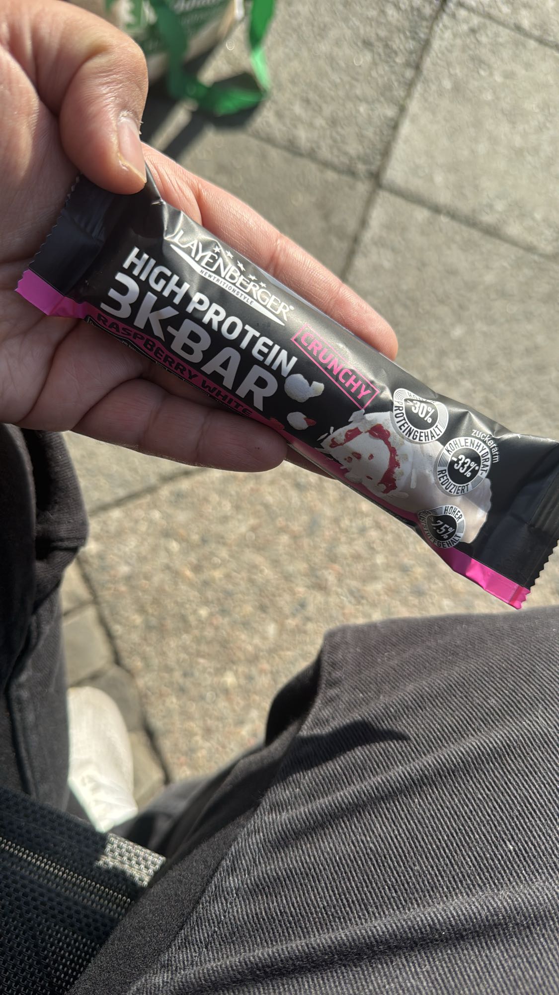 Proteinriegel Himbeere