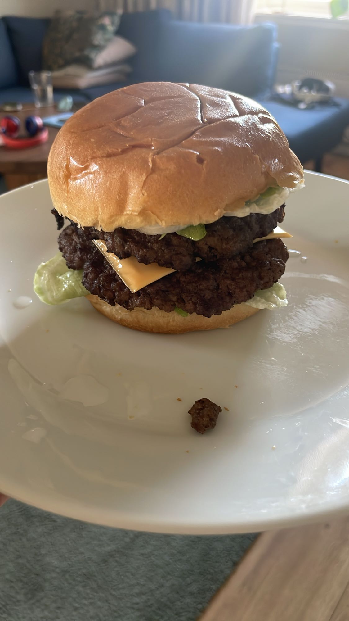 Dubbel cheeseburgare