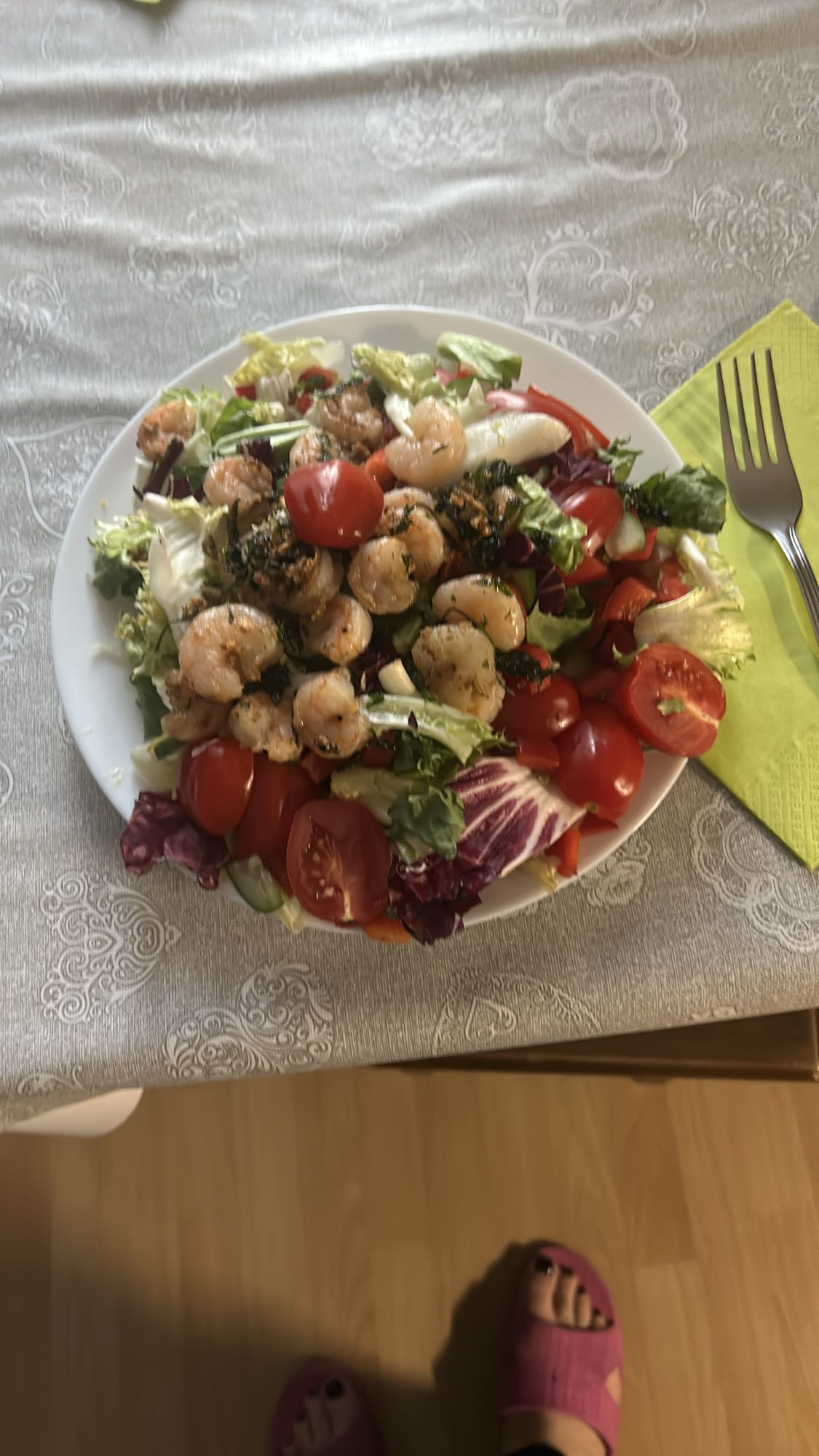 Sałatka z krewetkami