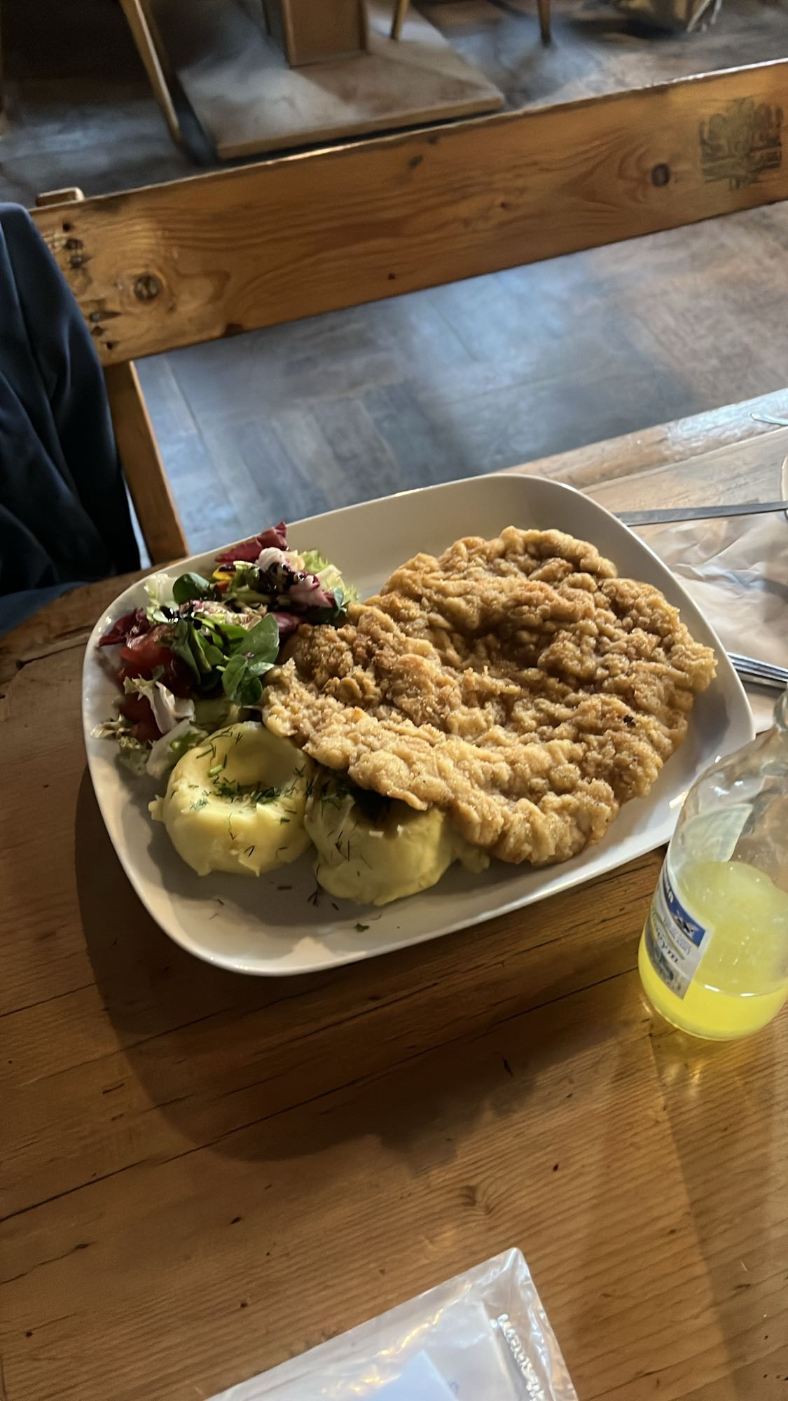 Kotlet z ziemniakami