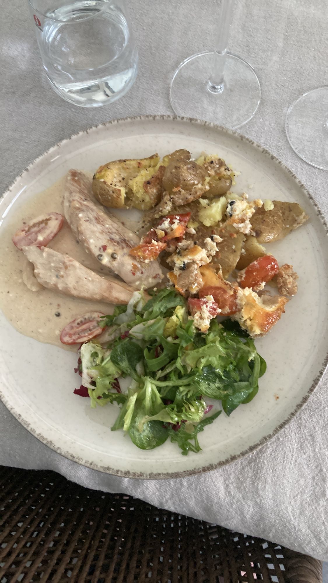 Kyckling med potatis