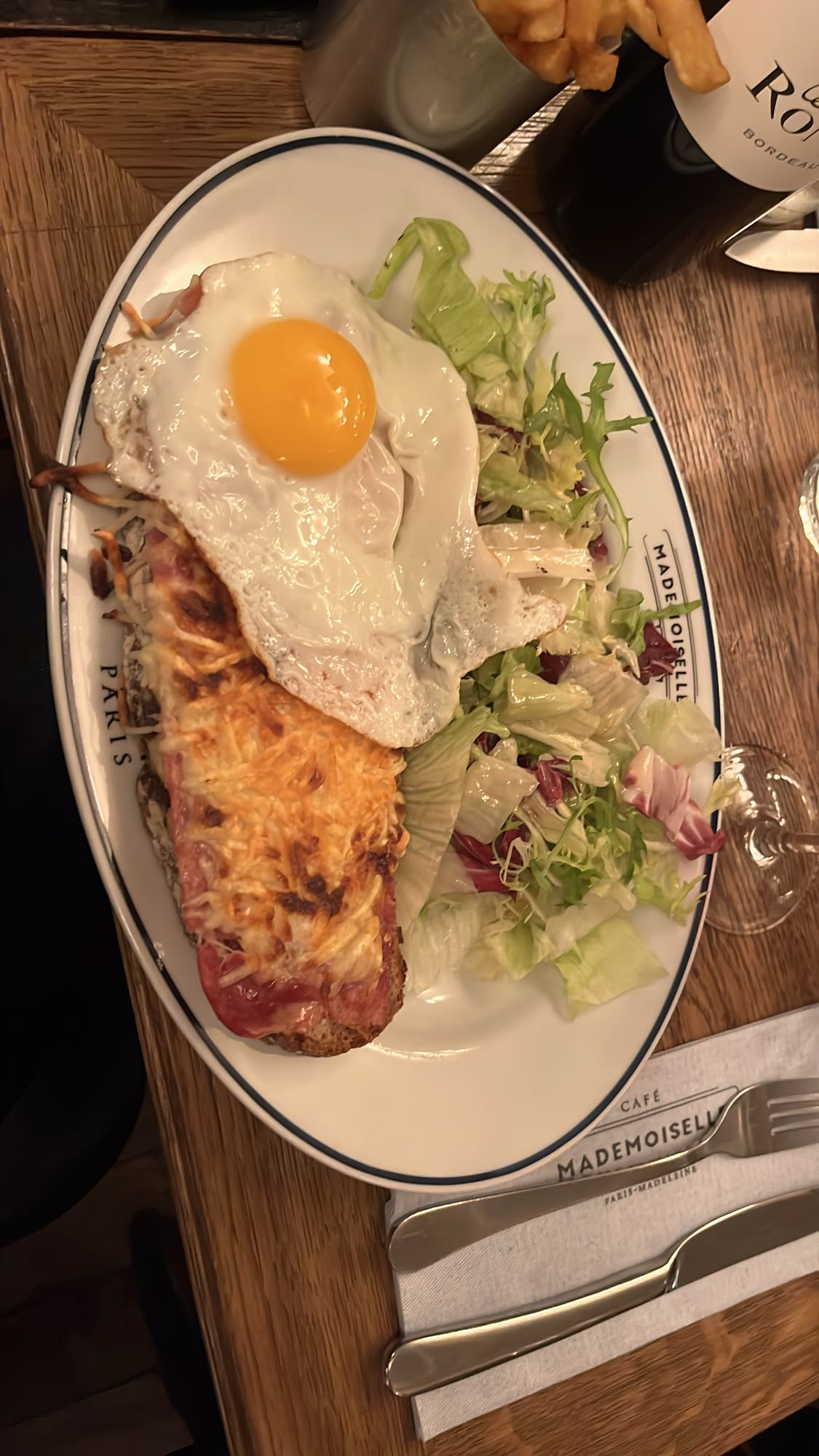 Croque Madame Plate