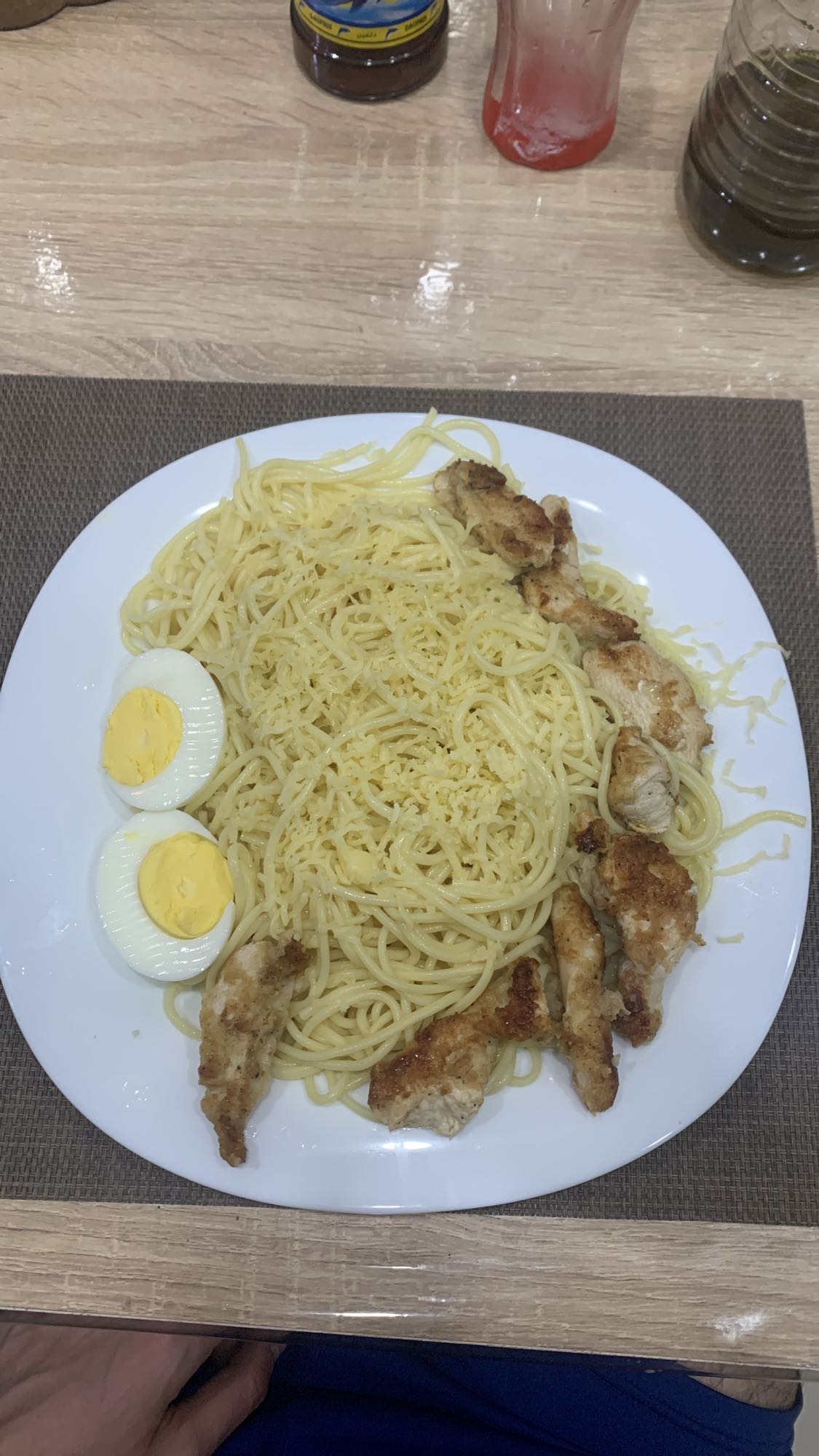 Chicken Pasta with Egg