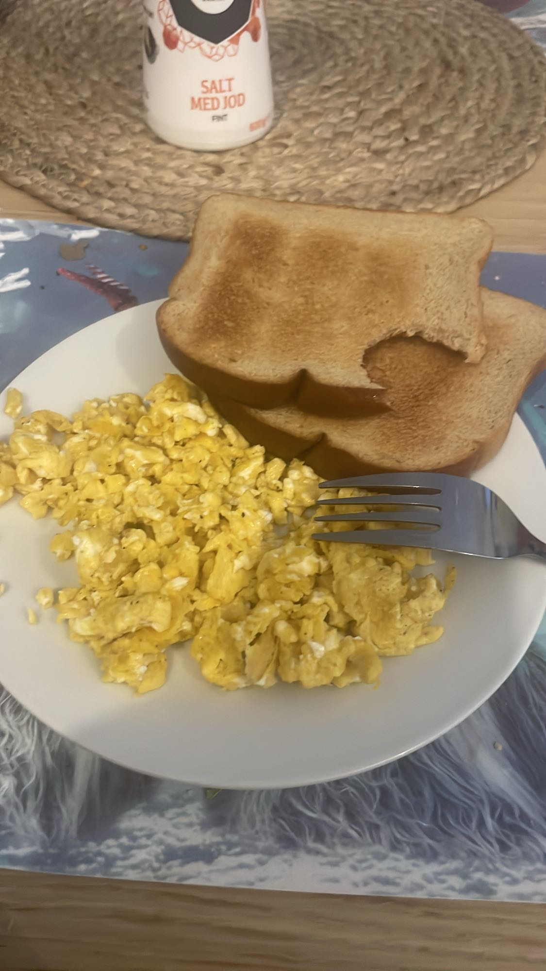 Scrambled Eggs and Toast